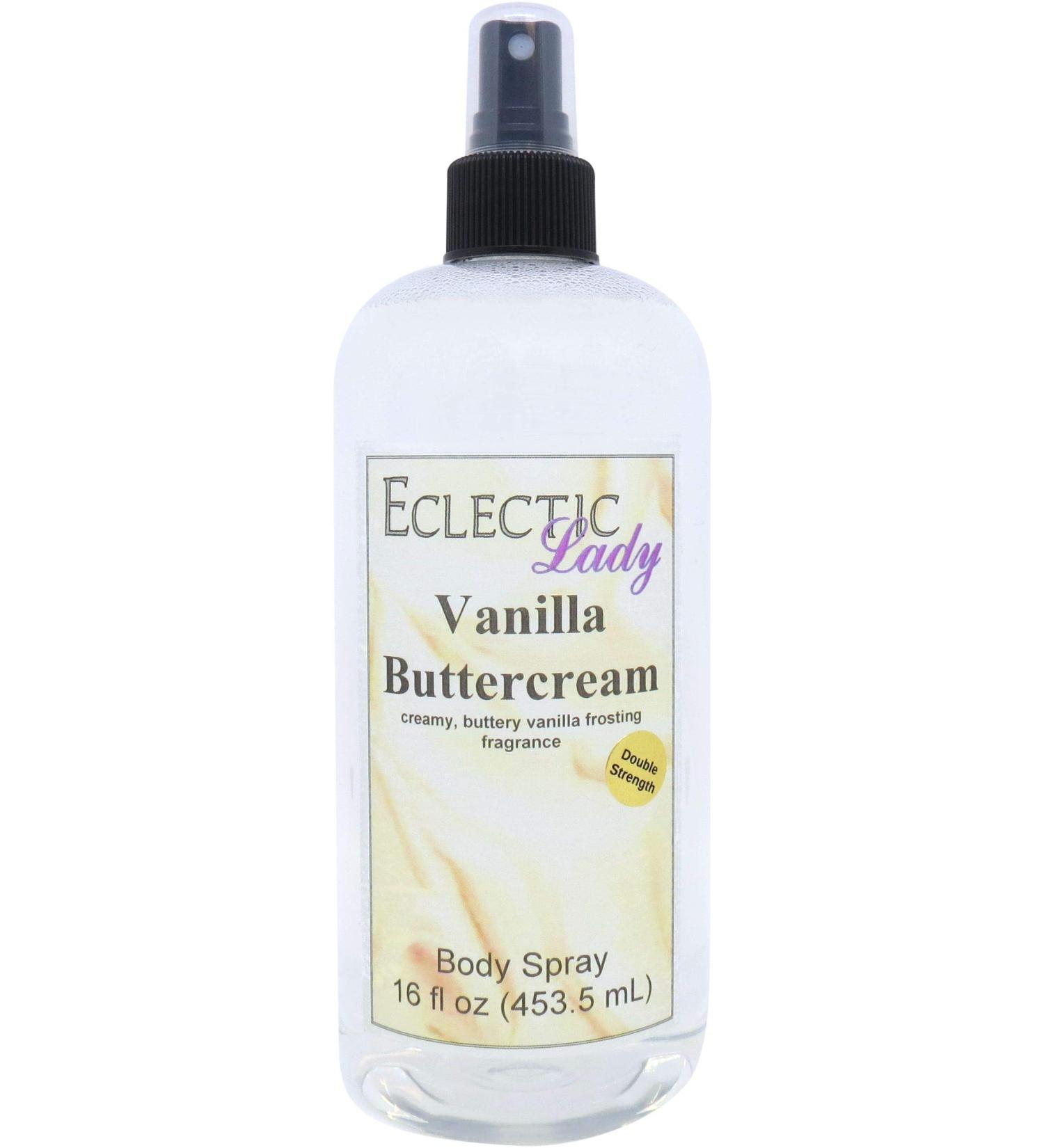 Vanilla Buttercream Body Spray (Double Strength) 16 ounces Body Mist for Women with Clean Light & Gentle Fragrance Long Lasting Perfume with Comforting Scent for Men & Women Cologne with Soft 16 Fluid Ounces (Double Strength) - Buy Online on GoSupps.com