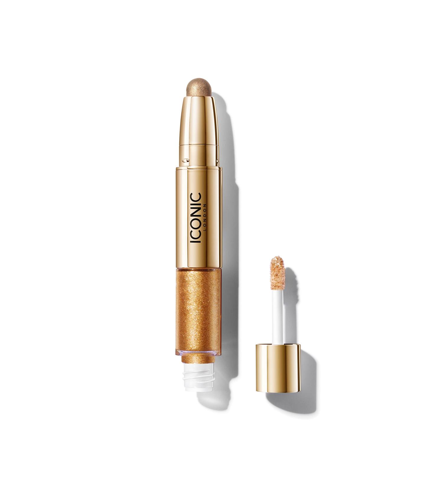 ICONIC Glaze Crayon Dual-Ended Glitter Eyeshadows - Lava Lava (Copper) - Buy Online on GoSupps.com