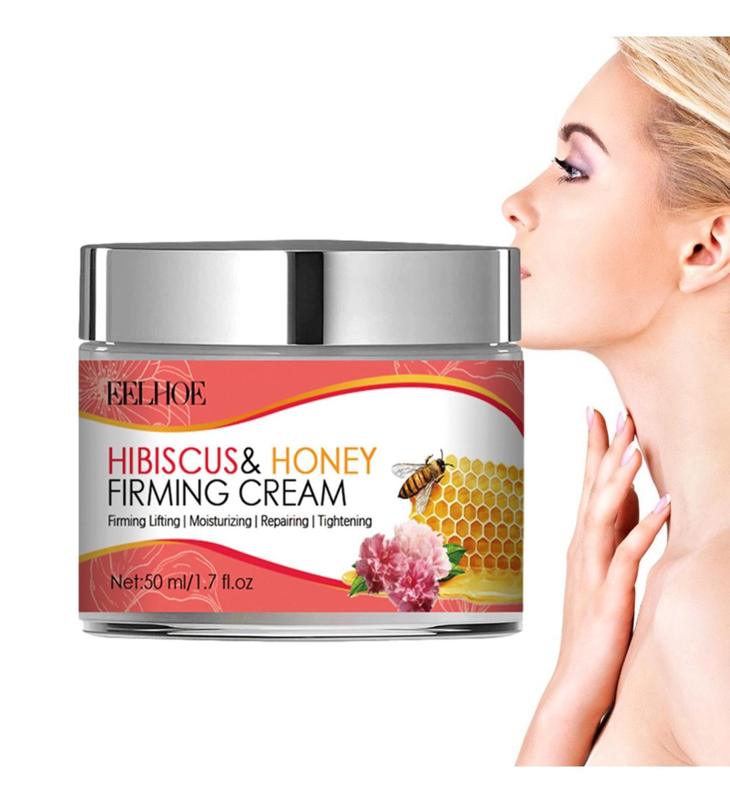 Anloximt Neck Moisturizer Hibiscus and Honey Neck Cream for Sagging and Tightening - 1.7 oz Neck Moisturizer Women's Neck Cream Anti-Aging Neck Cream - Buy Online on GoSupps.com