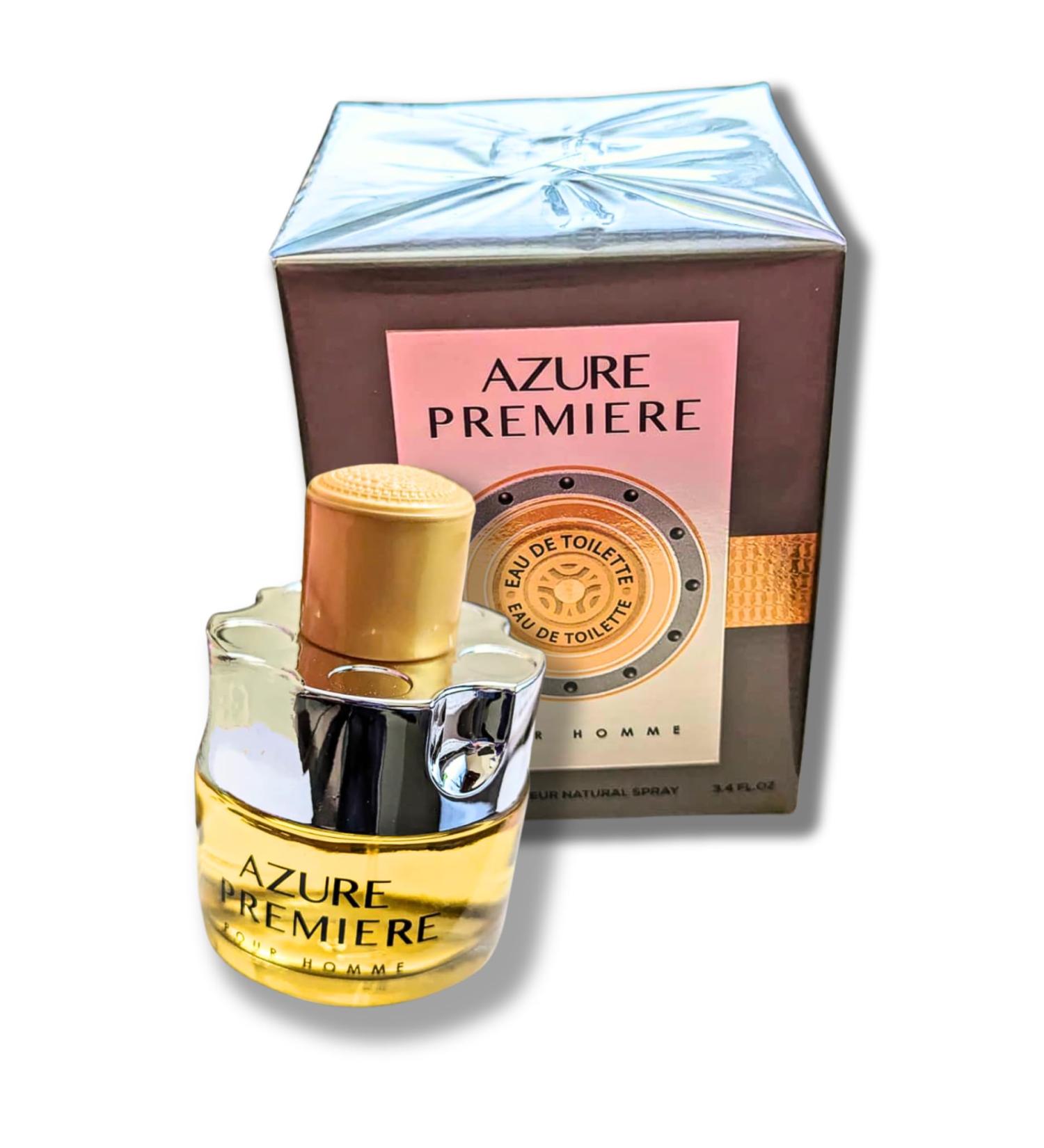 AZURE PREMIERE POUR HOMME EAU DE TOILETTE 3.4 FL. Oz. Aromatic Fougere fragrance for men. - Buy Online on GoSupps.com