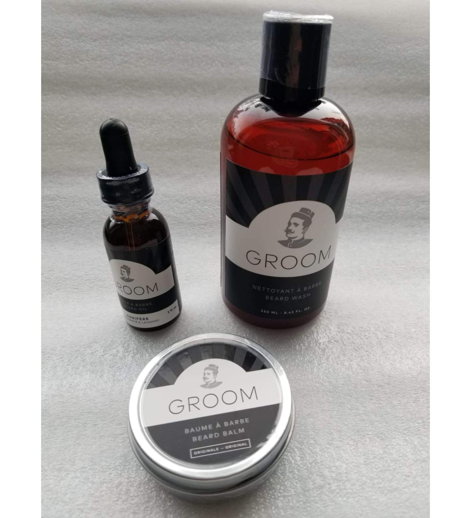 Handmade Beard Oil Beard Wash and Beard Balm Made by Groom - Buy Online on GoSupps.com