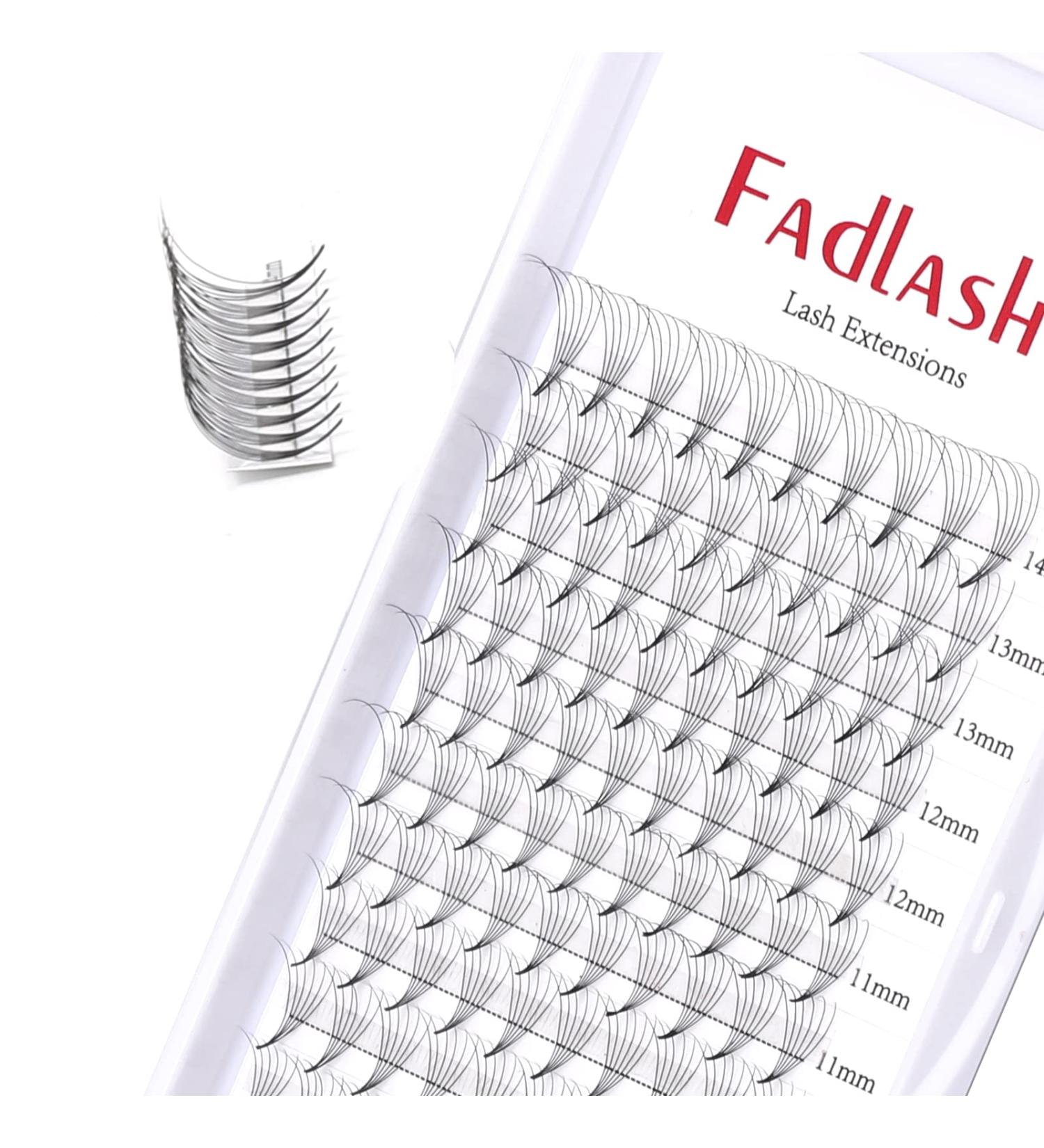 Buy Volume Eyelashes C Curl 0.07mm 6D Extensions | Natural Long Single Eyelash Clusters 8-14mm - Professional Quality - Buy Online on GoSupps.com