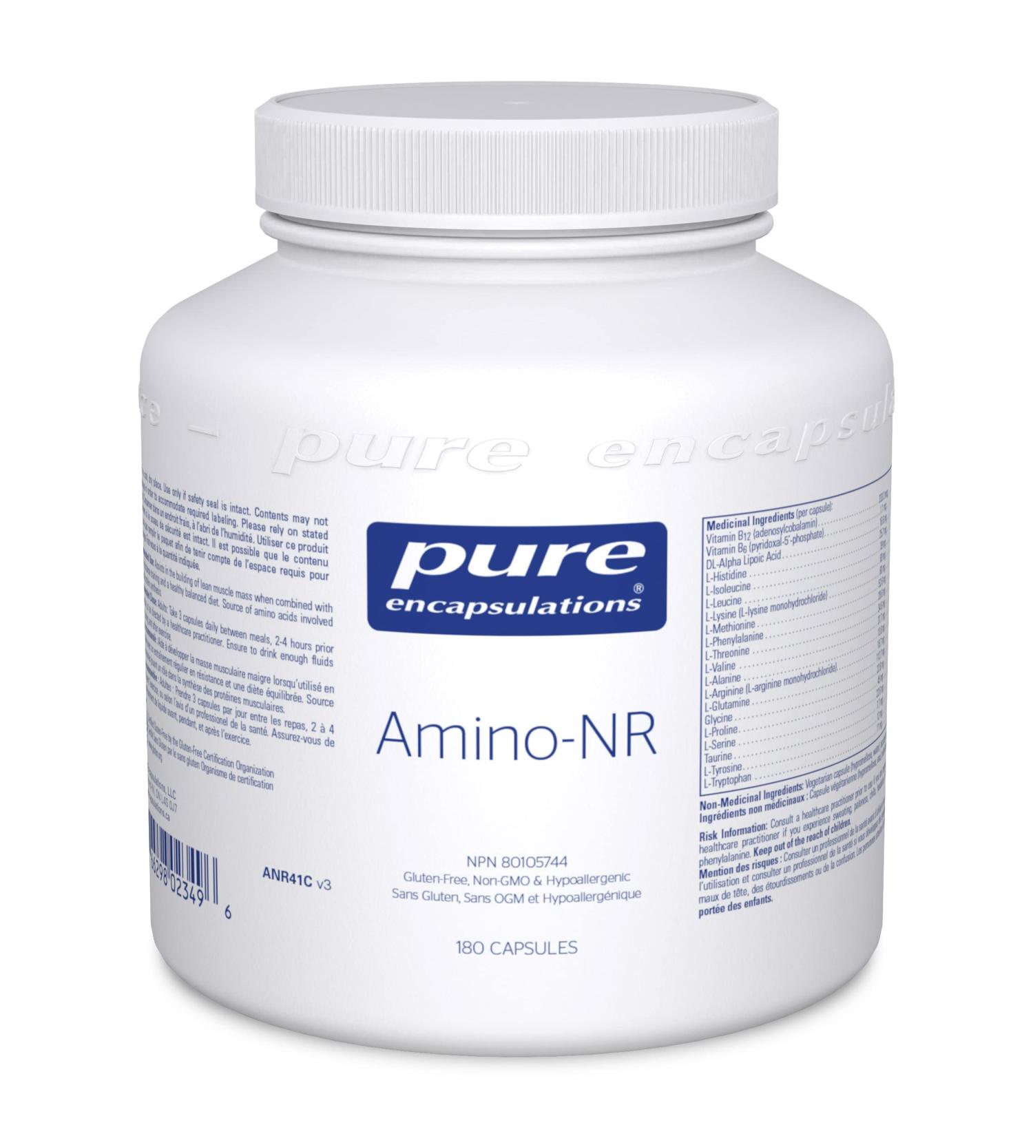 Pure Encapsulations Amino-NR | Hypoallergenic Amino Acid Complex to Support Daily Wellness* | 180 Capsules - Buy Online on GoSupps.com