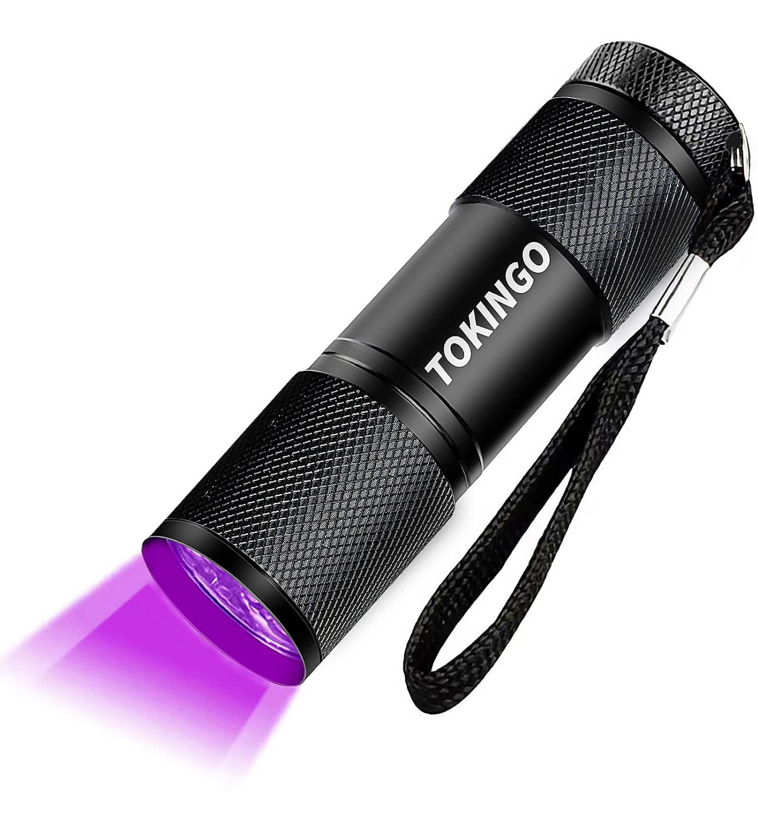 TOINGO UV Flashlight 9 LED 395nm Blacklight Detector for Dog Urine & Pet Stains - Buy Online on GoSupps.com
