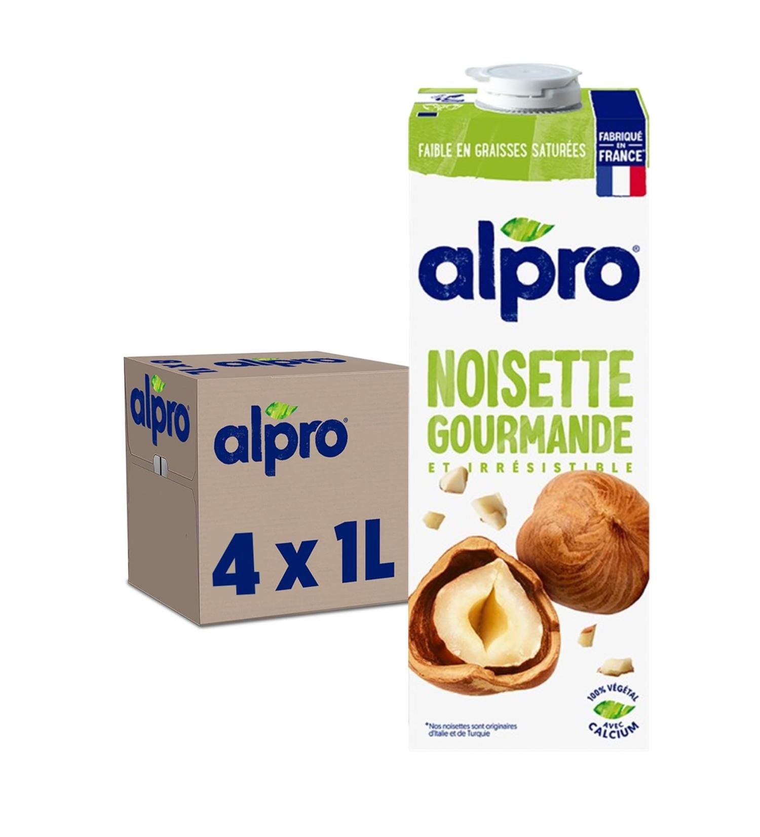 Alpro - Vegetable Drink - Hazelnut - 1L - Set of 4x1L - Buy Online on GoSupps.com