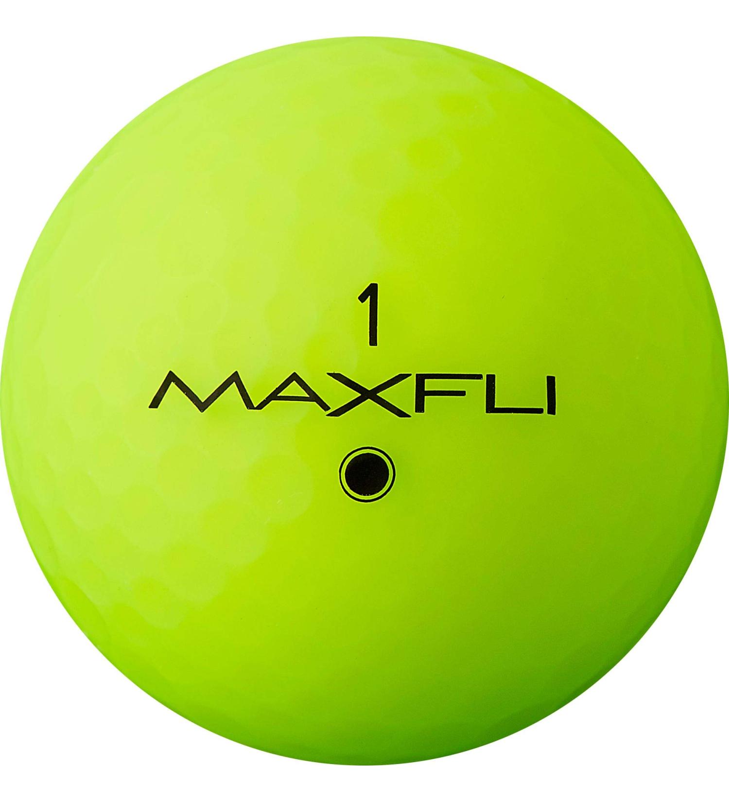 Maxfli StraightFli Matte Golf Balls Green - 12 Pack | Enhanced Accuracy and Visibility - Buy Online on GoSupps.com