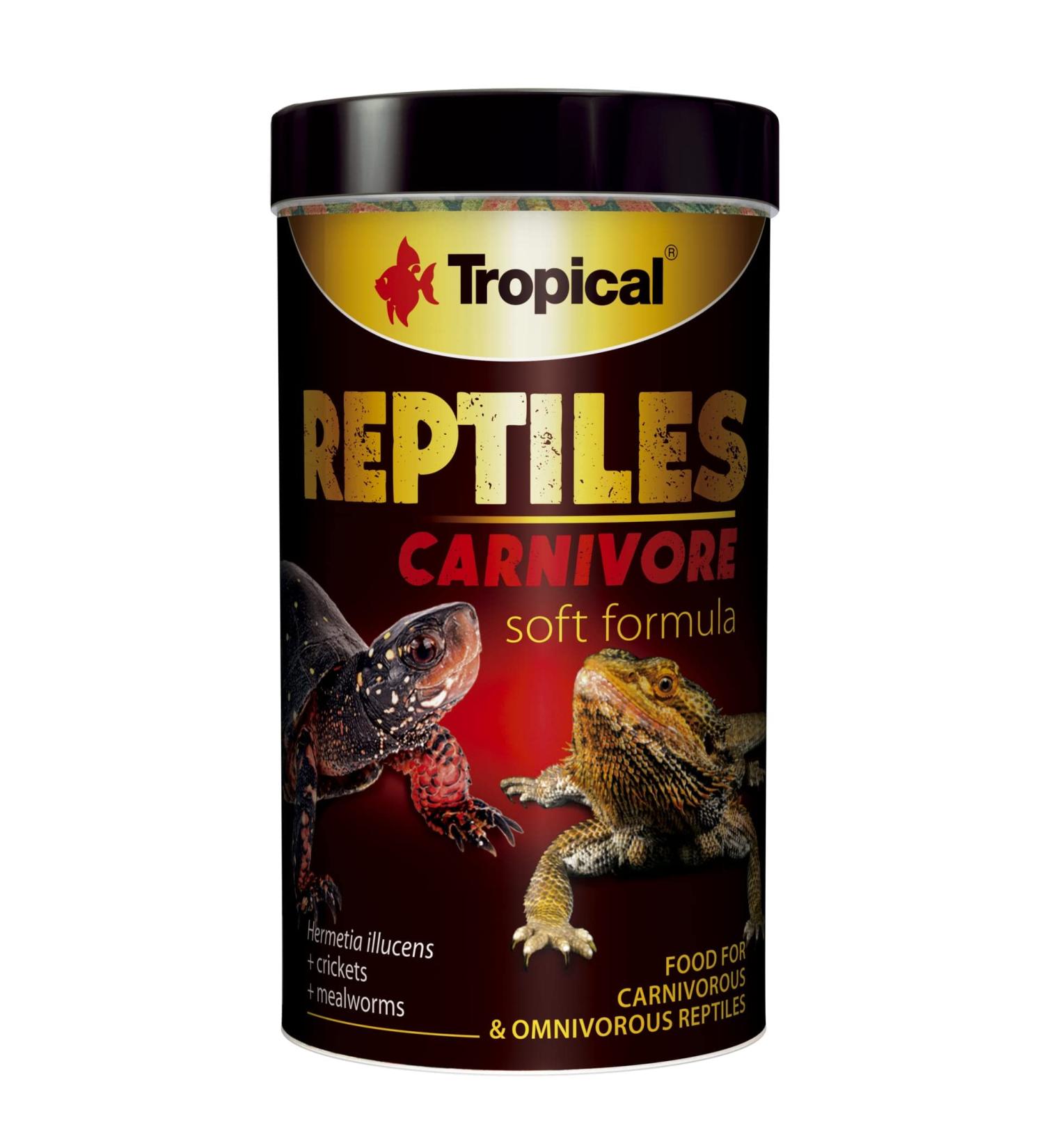 Reptiles Carnivorous Soft 1000 ml / 260 g - Food for Carnivorous and Omnivorous Reptiles