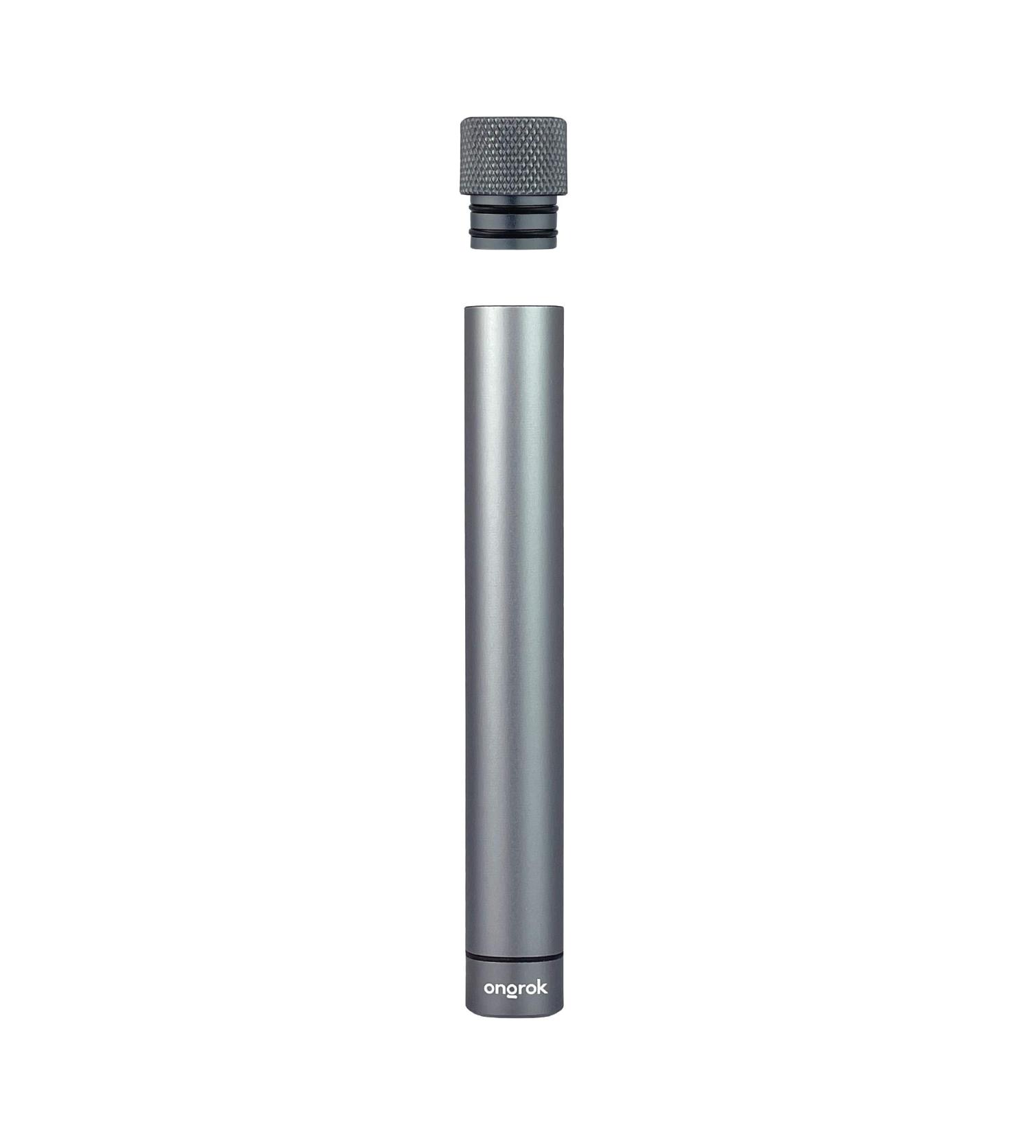 ONGROK Premium King Storage Tube - Gun Metal Silver | Aluminum Airtight Holder, Lightweight & Discreet - Buy Online on GoSupps.com