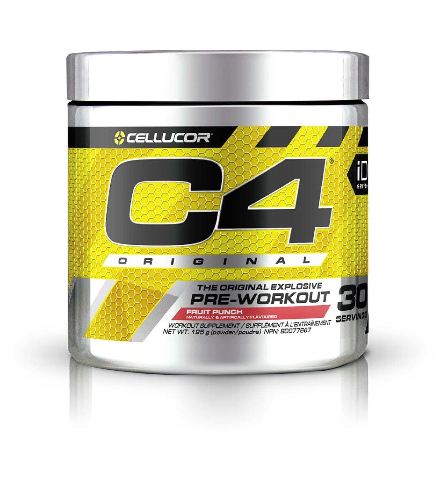 Cellucor C4 Original Pre Workout Powder Energy Drink Supplement with Creatine & Beta Alanine Fruit Punch 30 Servings Workout Powder Fruit Punch 30 Servings (Pack of 1) - Buy Online on GoSupps.com
