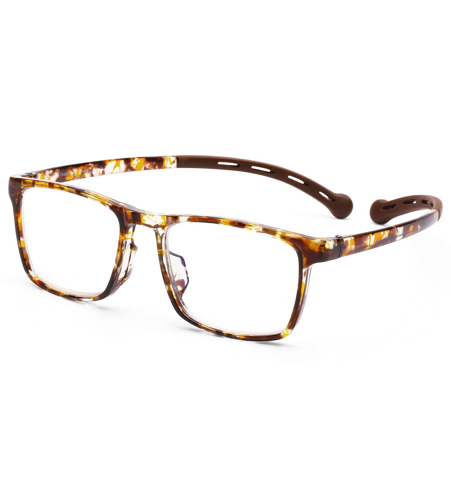 DOOViC Blue Light Filter Reading Glasses - Square Frame Large Lenses Prescription Strength 1.75 - Stylish & Protective for Eye Care - Buy Online on GoSupps.com