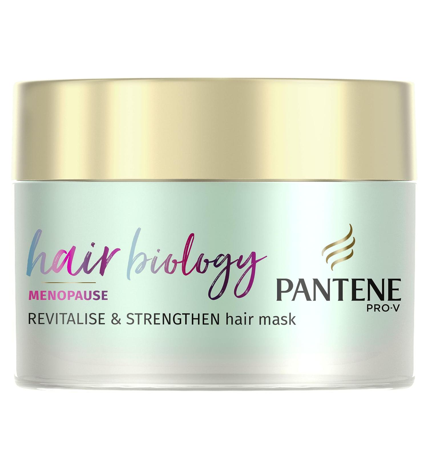 Pantene Hair Biology Menopause Revitalise & Strengthen Hair Mask for Dry, Thinning Hair - 160ml - Buy Online on GoSupps.com