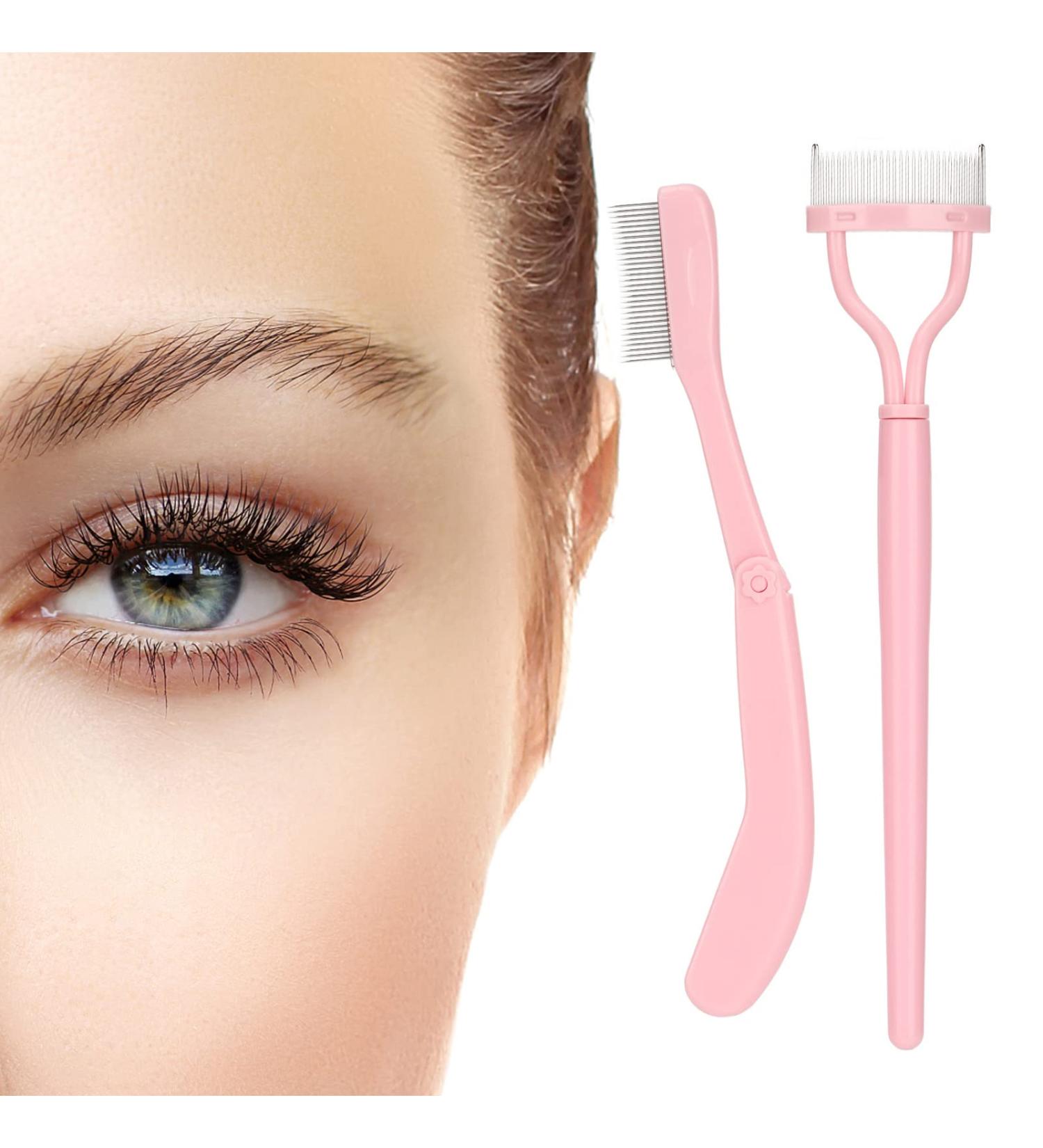 Eyelash Separator & Comb - 2PCS Eyebrow Grooming Tool Set for Perfect Eye Makeup | International Shipping - Buy Online on GoSupps.com