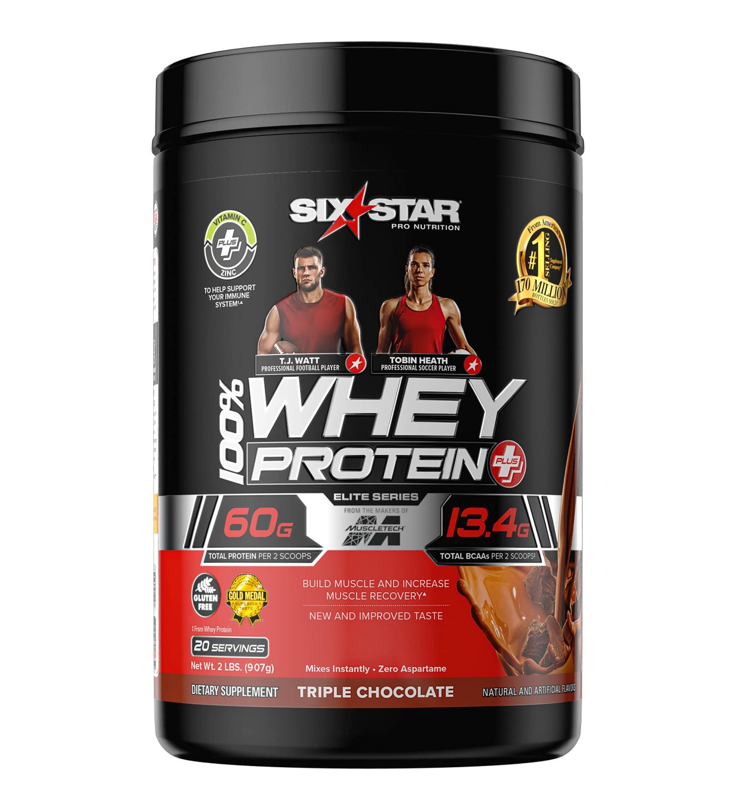 Muscletech Elite Series 100% Whey Protein Triple Chocolate 2 lbs - Premium Protein Supplement - Buy Online on GoSupps.com
