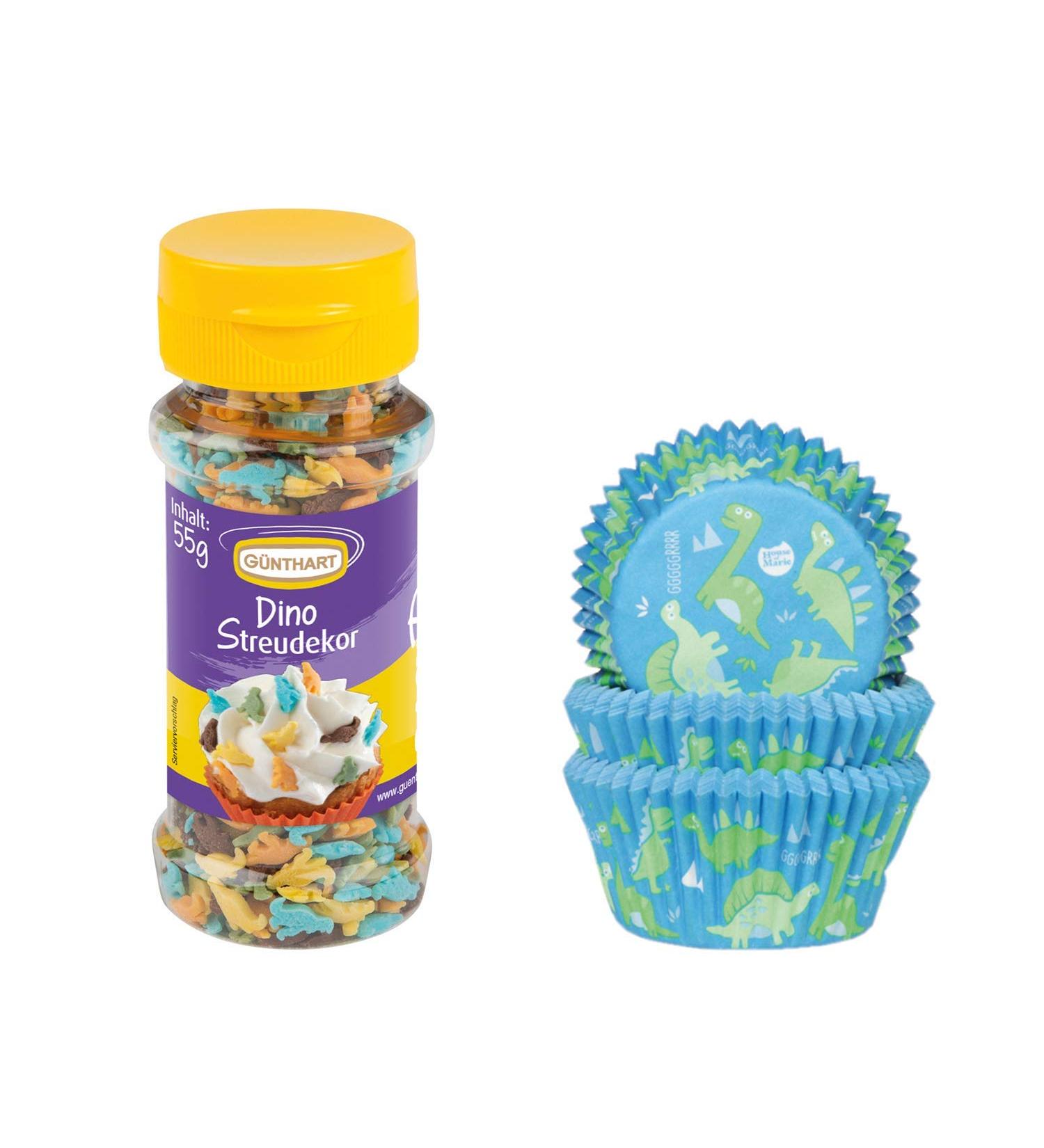 G nthart BackDecor | Dino baking set | Dino sprinkles | Dino muffin cases | Dino sprinkles | Stone Age | Dino muffins