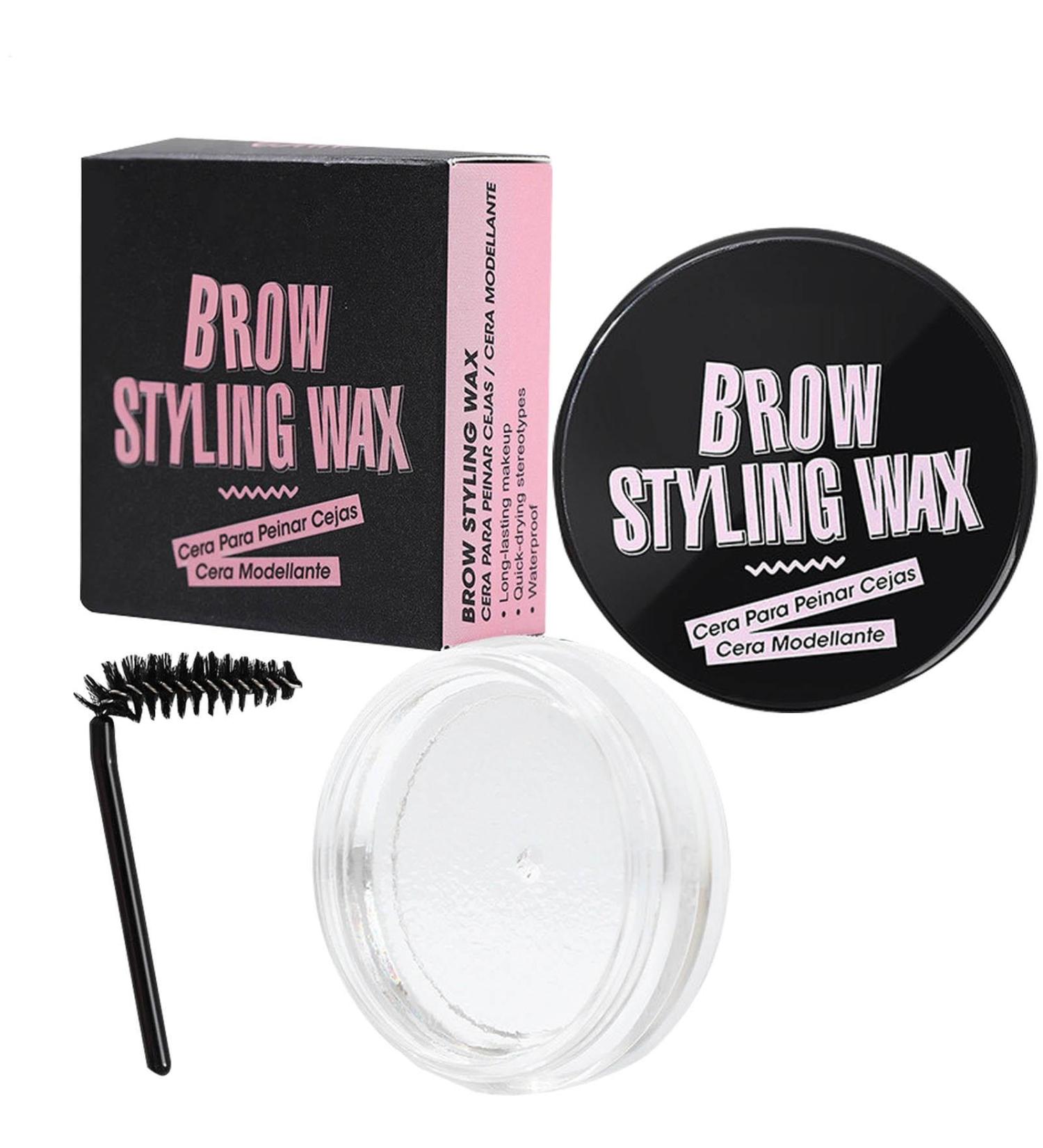  Obesntln Eyebrow wax gel eyebrow wax kit - Clear eyebrow wax and brush | Long-lasting waterproof eyebrow wax daily makeup eyebrow enhancer for - Buy Online on GoSupps.com
