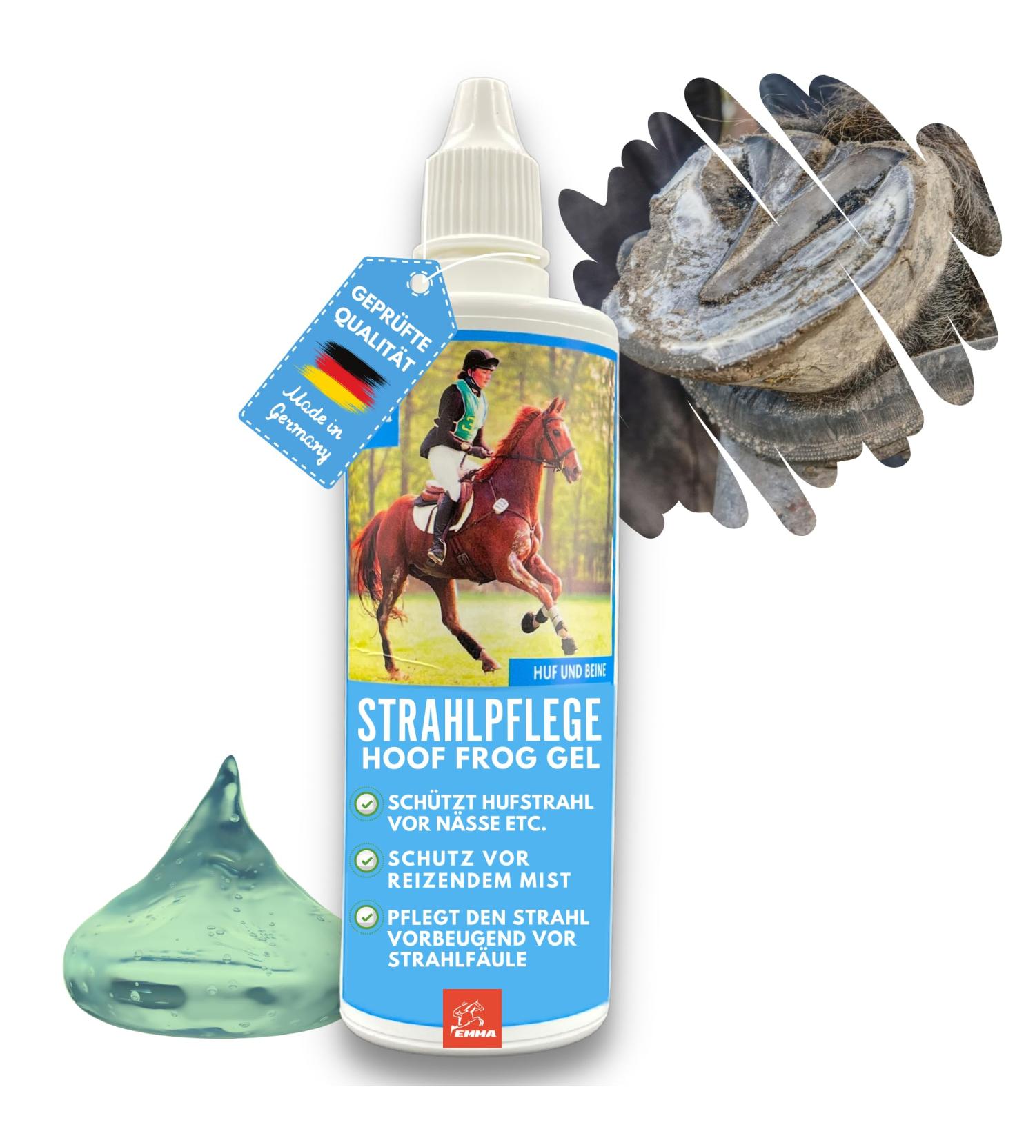 Fork care for horses I Fork protection Hoof care I Clog fork sole I Fork gel I Fork rot prevention I against moisture 100 ml - Buy Online on GoSupps.com