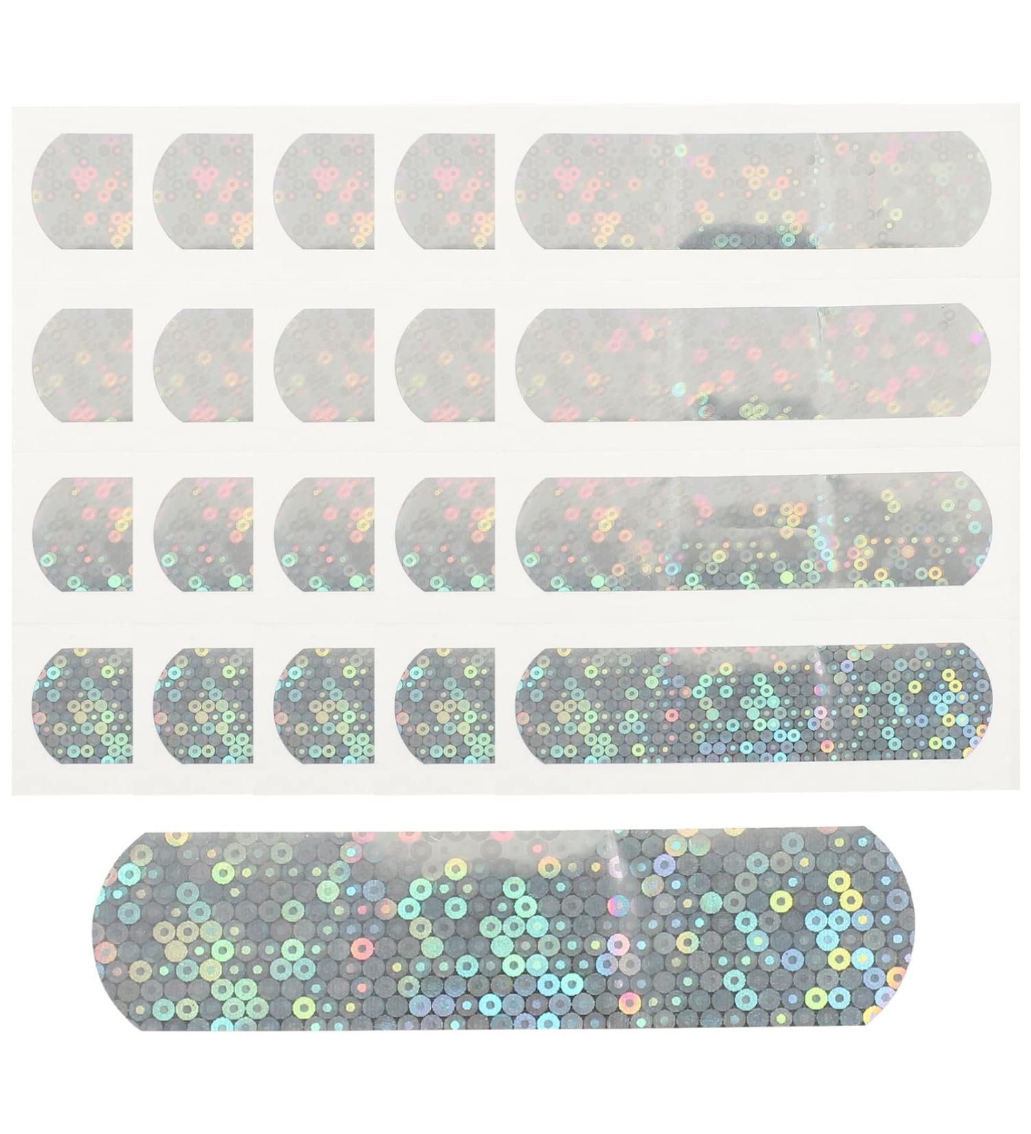 FOMIYES Girl Adhesive Bandages - 20pcs Glitter Cartoon Strips for Kids | Breathable & Colorful Care - Buy Online on GoSupps.com