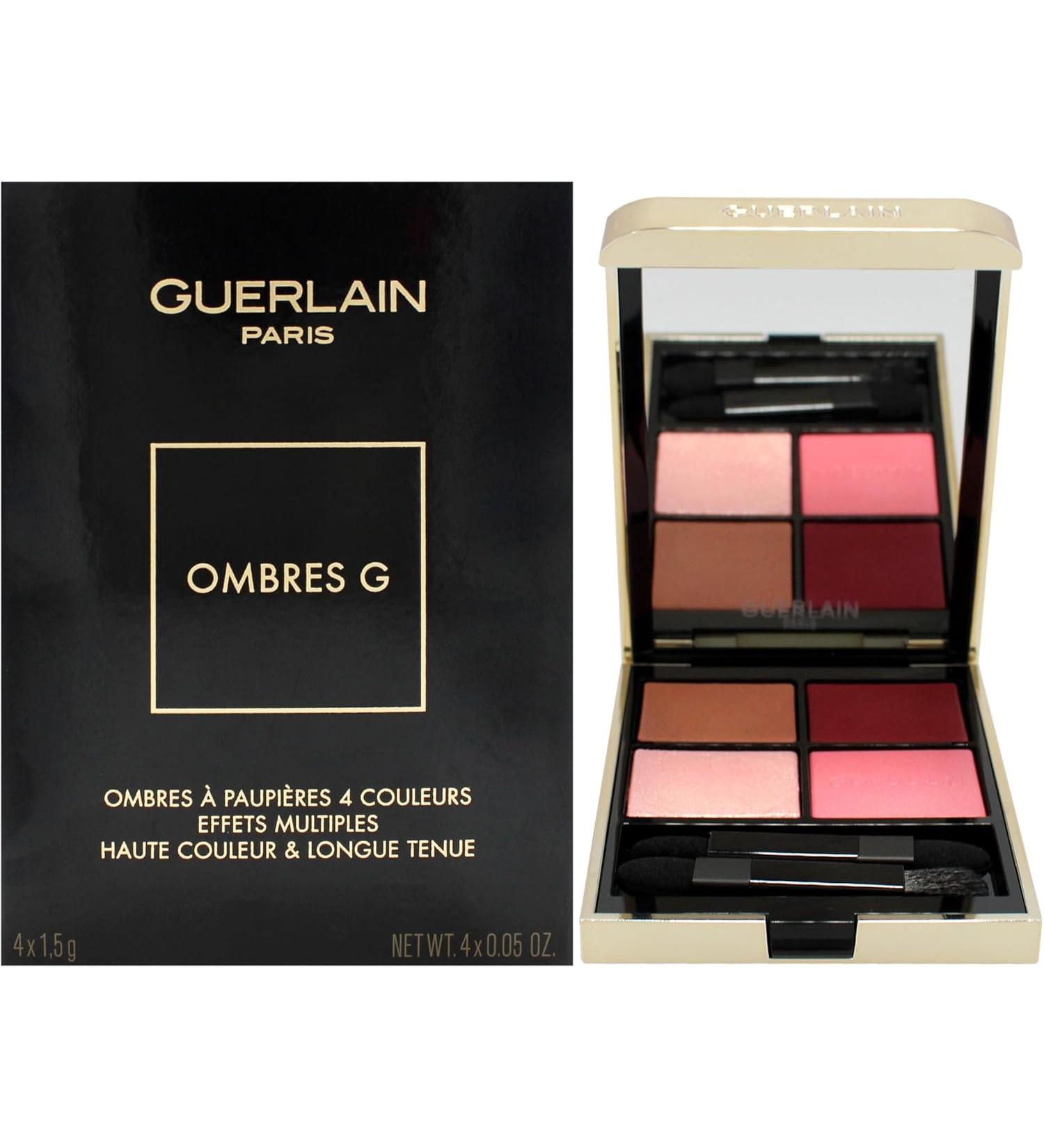 Guerlain Ombres G EYESHADOW QUAD - 530 MAJESTIC ROSE - Buy Online on GoSupps.com