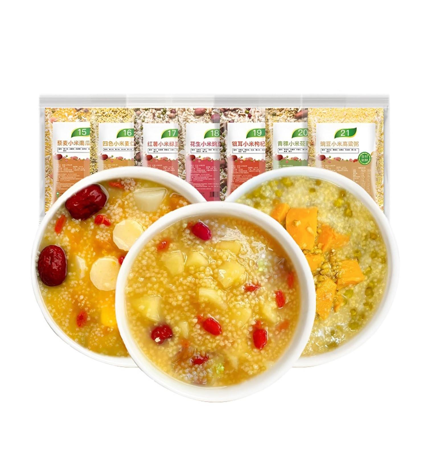 42 Paquets De Bouillie C r ales M lang es (75 G Chacun) For Petit-d jeuner Jours Repas Multigrains Facile Cuisiner D licieux Et Sain For La Famille - Buy Online on GoSupps.com