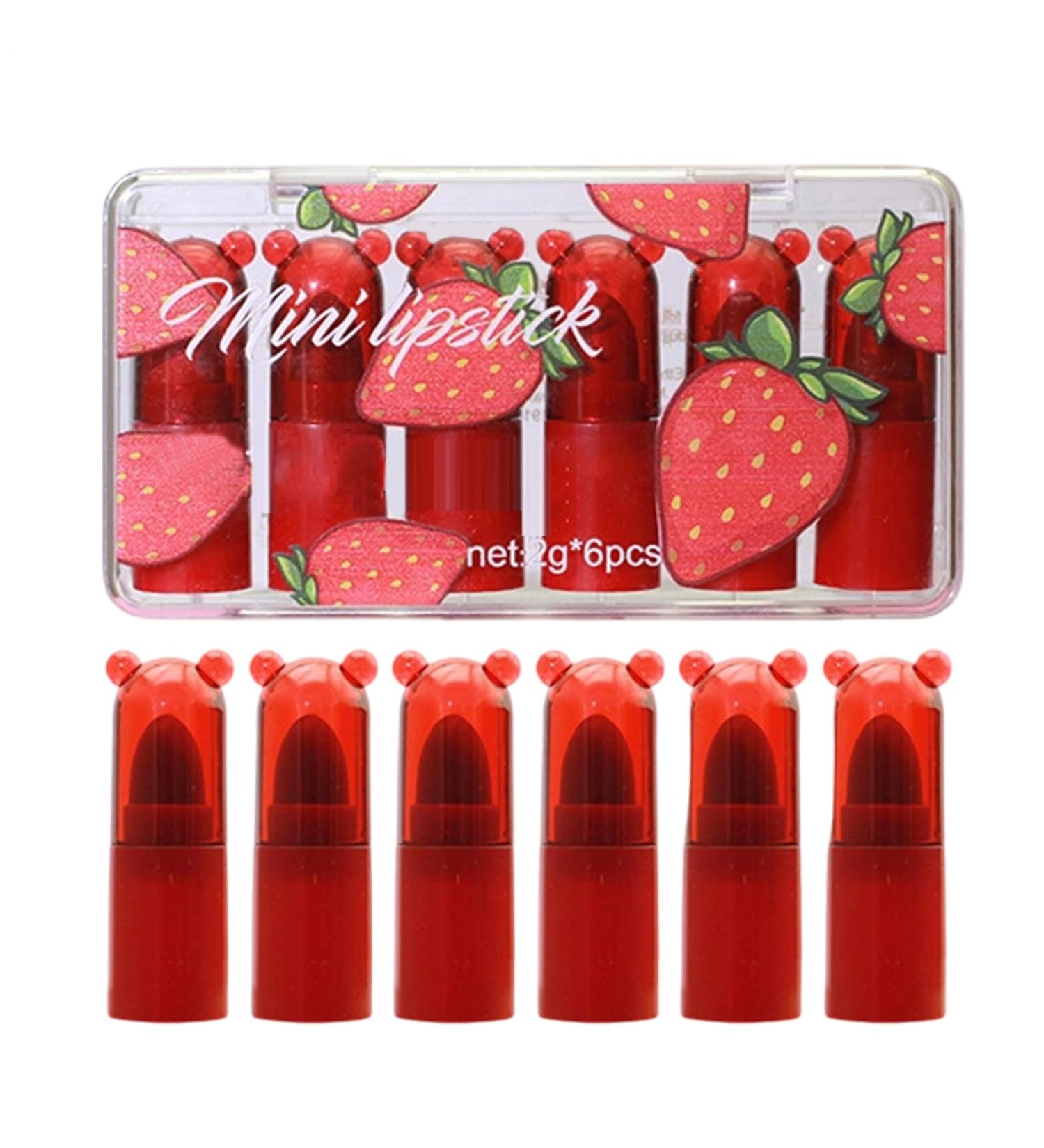 6 Piece Matte Long Lasting Lipstick Set Collection of Products For Daily Use Office Party Family Friends Beauty Lovers - Buy Online on GoSupps.com