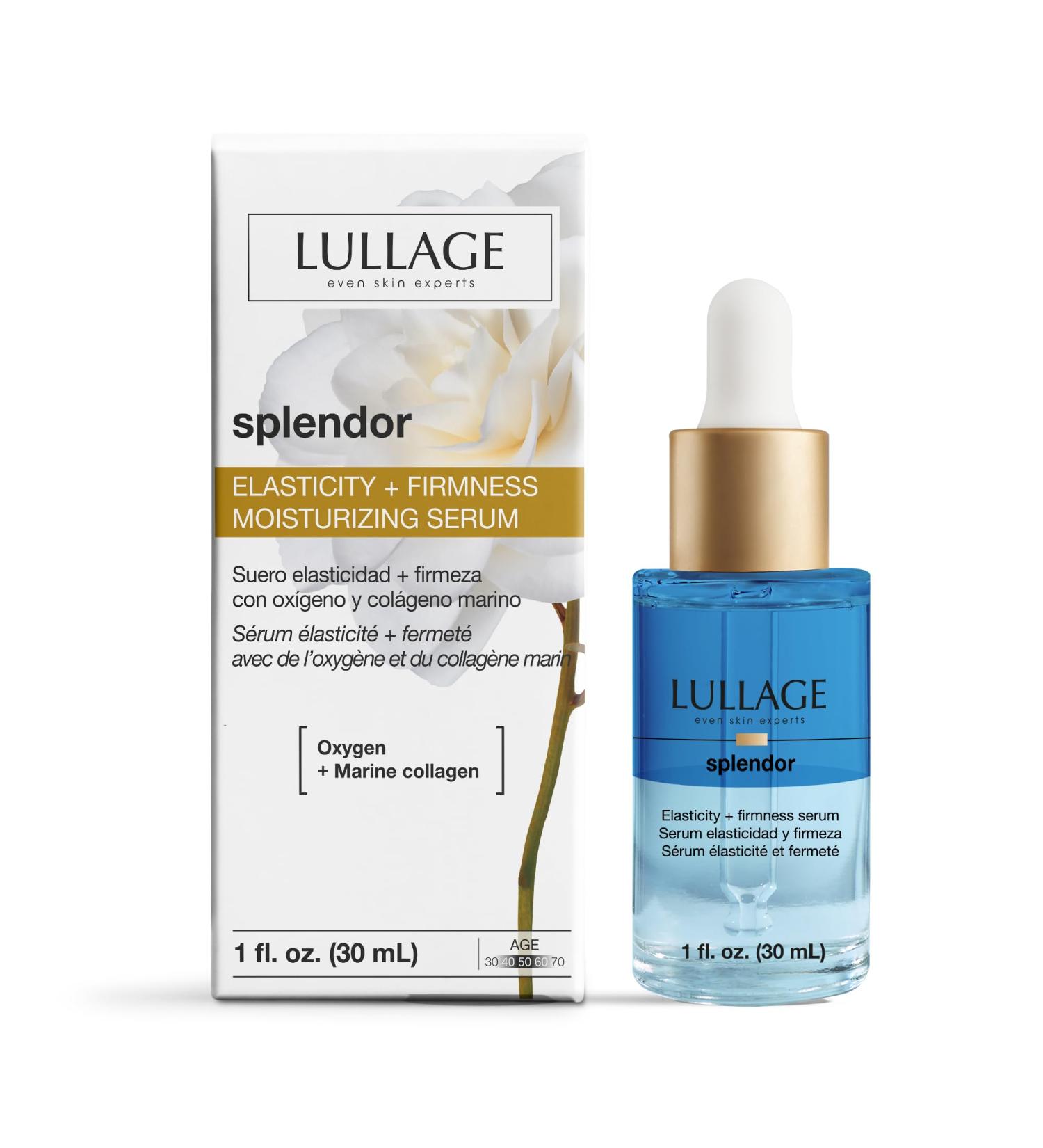 Buy Lullage Splendor Elasticity & Firmness Serum - Marine Collagen Anti-Wrinkle Hydrating Moisturizer (1 fl. oz.) - International Shipping Available - Buy Online on GoSupps.com