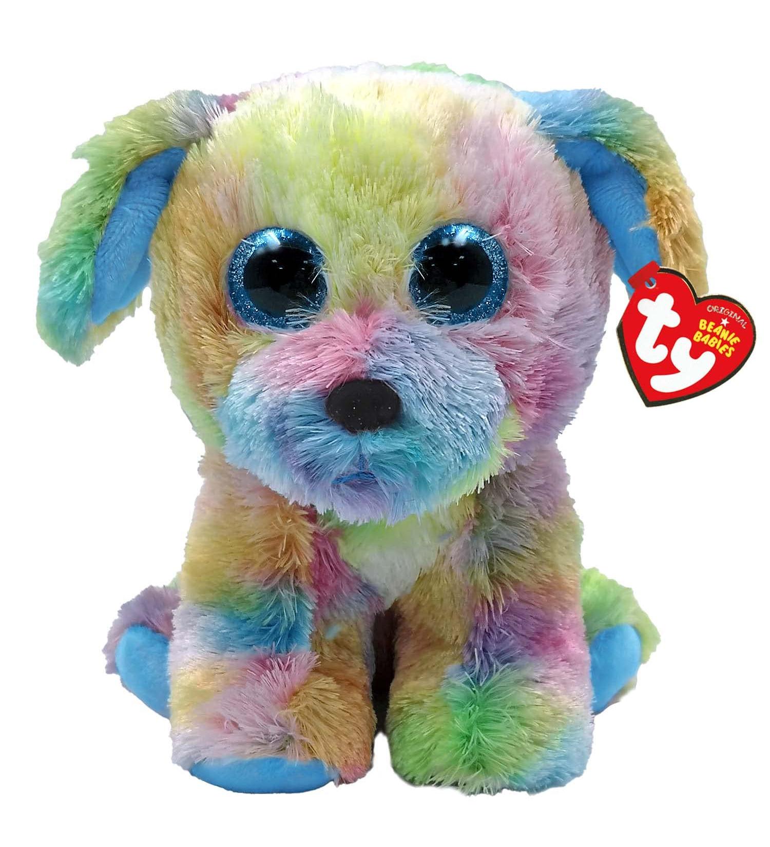 TY Max Dog Beanie Boos 6" | Beanie Baby Soft Plush Toy | Collectible Cuddly Stuffed Teddy Dog Max