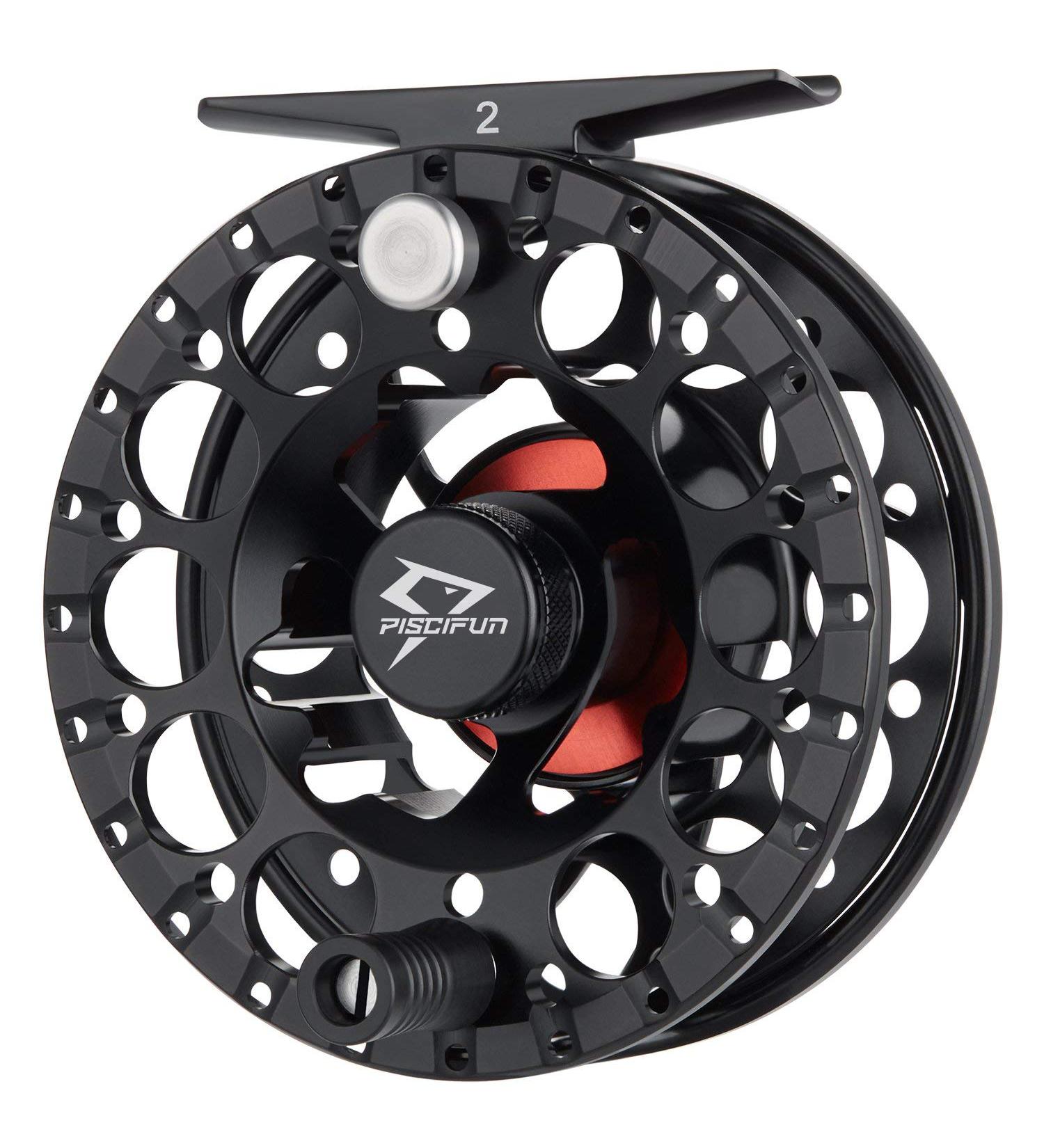 Piscifun Sword Fly Fishing Reel 1(3/4wt) - Lightweight CNC Aluminum Body - Black/Green - Buy Online on GoSupps.com