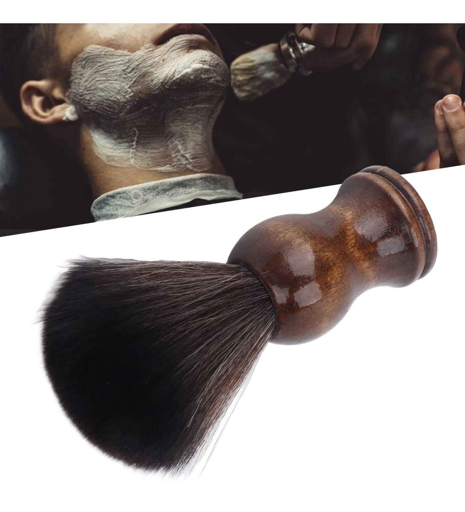 Handmade Men's Shaving Brush | Solid Wood Handle | Perfect for Travel & Gifts | Ideal for Wet Shaving & Salons - Buy Online on GoSupps.com
