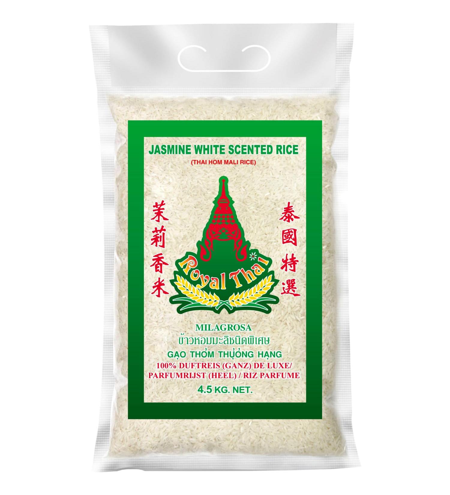 Royal Thai Rice - Long Grain Jasmine Fragrant Rice 4.5 KG | Premium Quality International Shipping - Buy Online on GoSupps.com