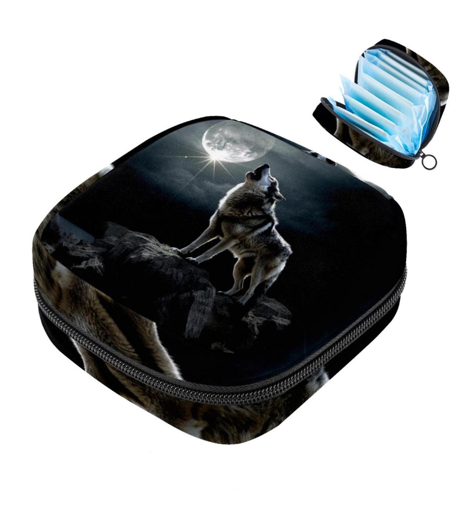 Period Bag - Stylish Sanitary Pad Storage & Tampon Holder | Perfect for Purse - Modern Design 4.7x6.6x6.6 in - Buy Online on GoSupps.com