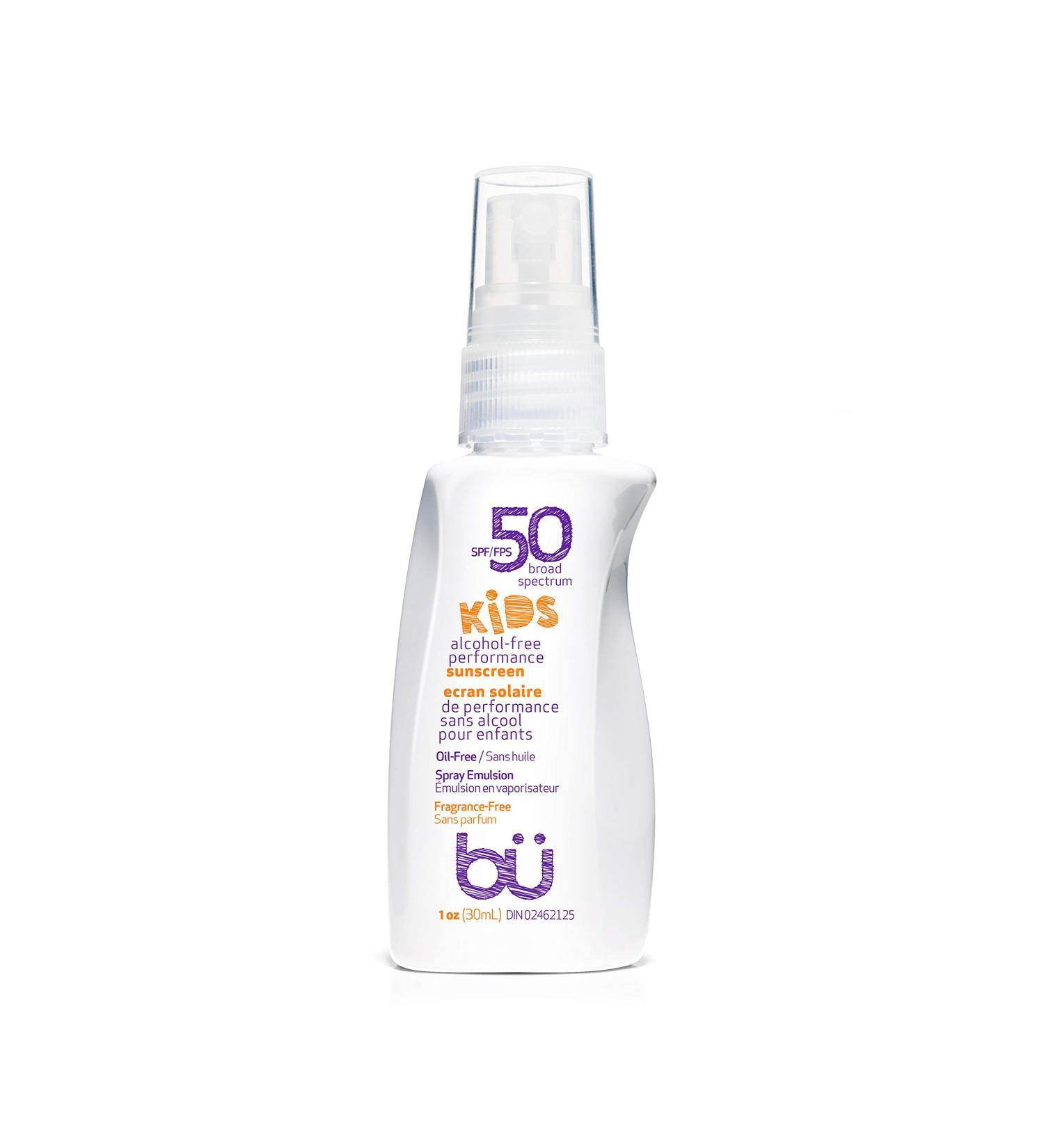 Kids SPF 50 Sunscreen Spray - Sweat & Water-Resistant, Clear, Moisturizing, Non-Comedogenic, Oil, Alcohol, and Cruelty-Free - 1 Ounce - Buy Online on GoSupps.com