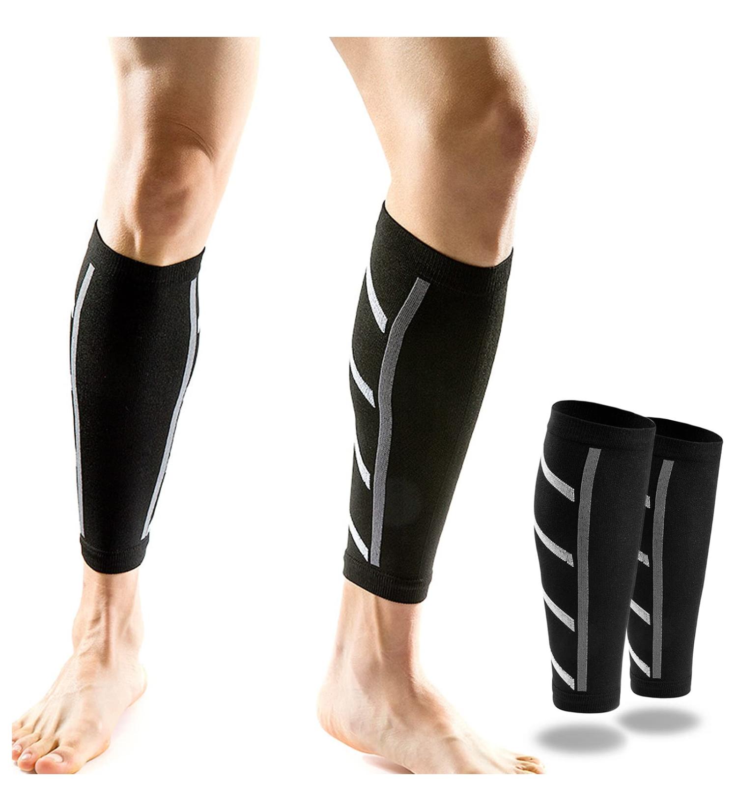 Vesaneae Calf Compression Bandage Socks for Men & Women - UV Sun Protection Anti-Slide Ideal for Basketball Football Running & Cycling - Buy Online on GoSupps.com