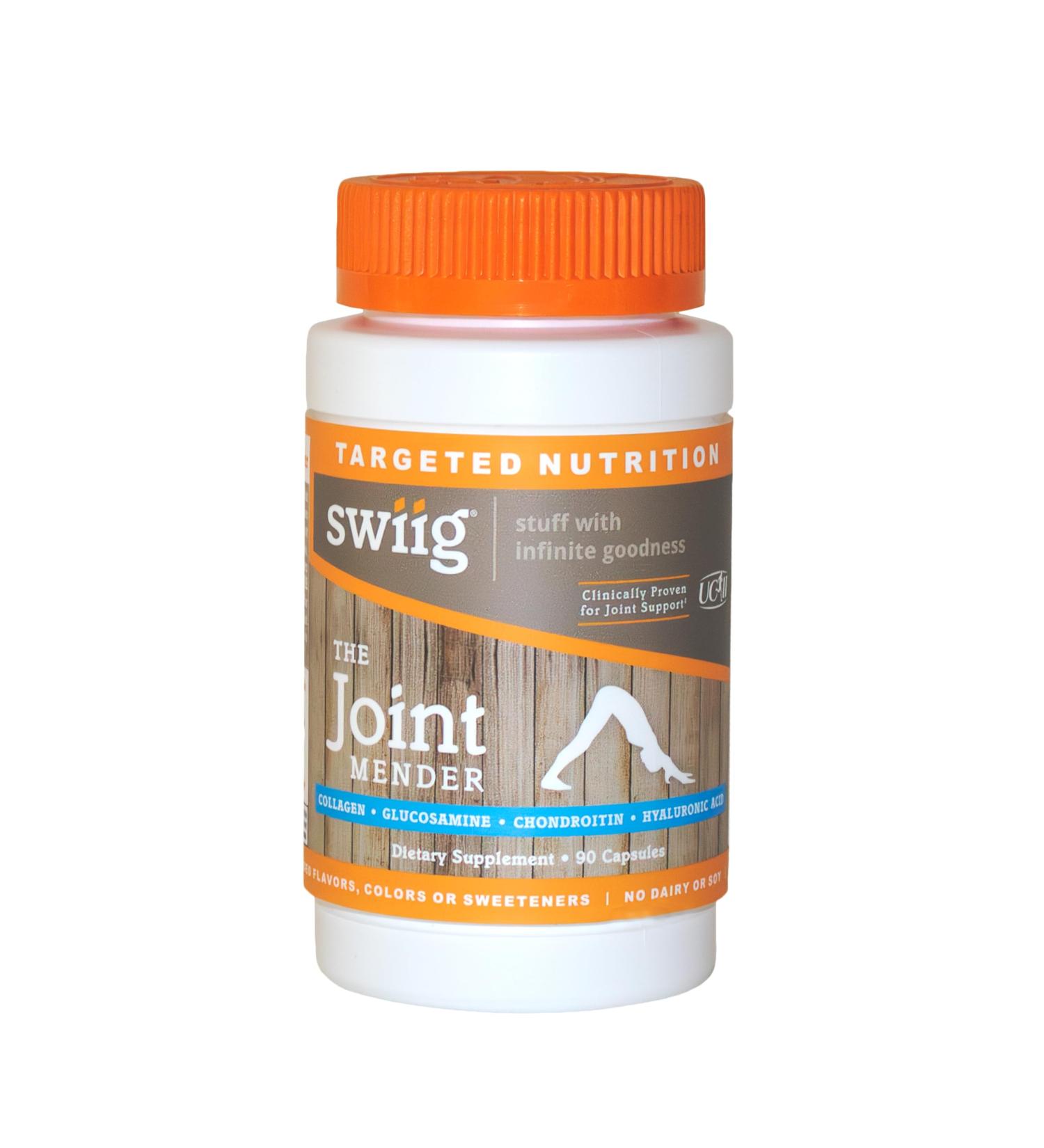 Buy Swiig The Joint Mender - Gluten-Free Supplement | No Yeast Corn Wheat Dairy Fish Soy Preservatives | 90 Capsules for Joint Health - Buy Online on GoSupps.com