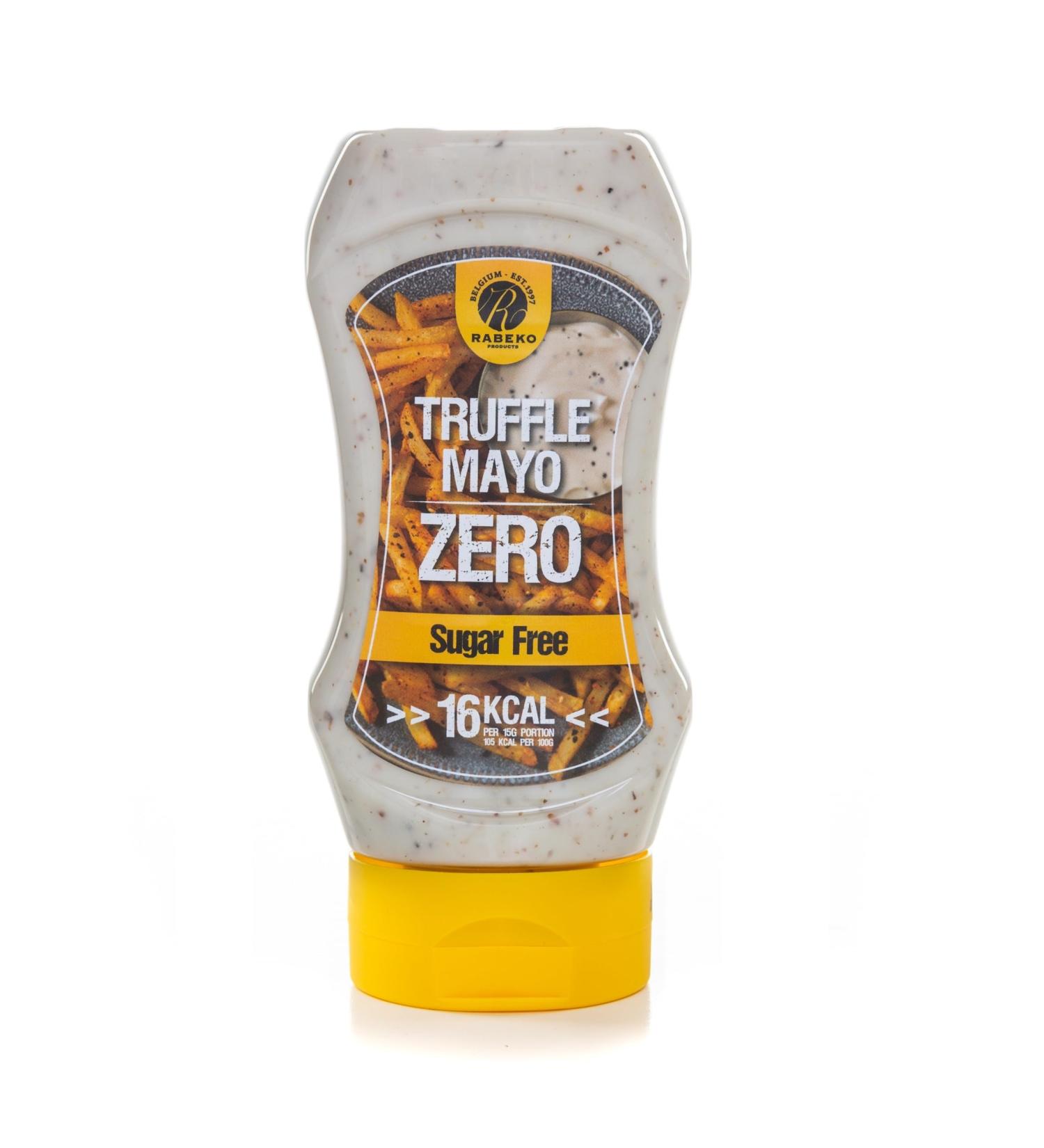 Rabeko Zero Sauce Truffle Mayo 1 x 350 ml without Sugar and Low Fat - Healthy Low Carb Products - Buy Online on GoSupps.com
