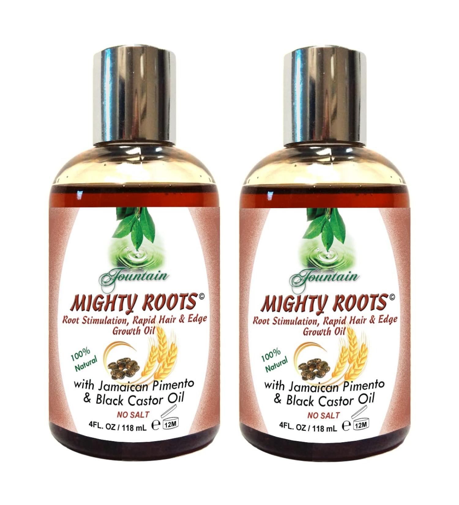 Fountain Mighty Roots Jamaican Pimento Black Castor Oil 4oz (2 Pack) - Buy Online on GoSupps.com