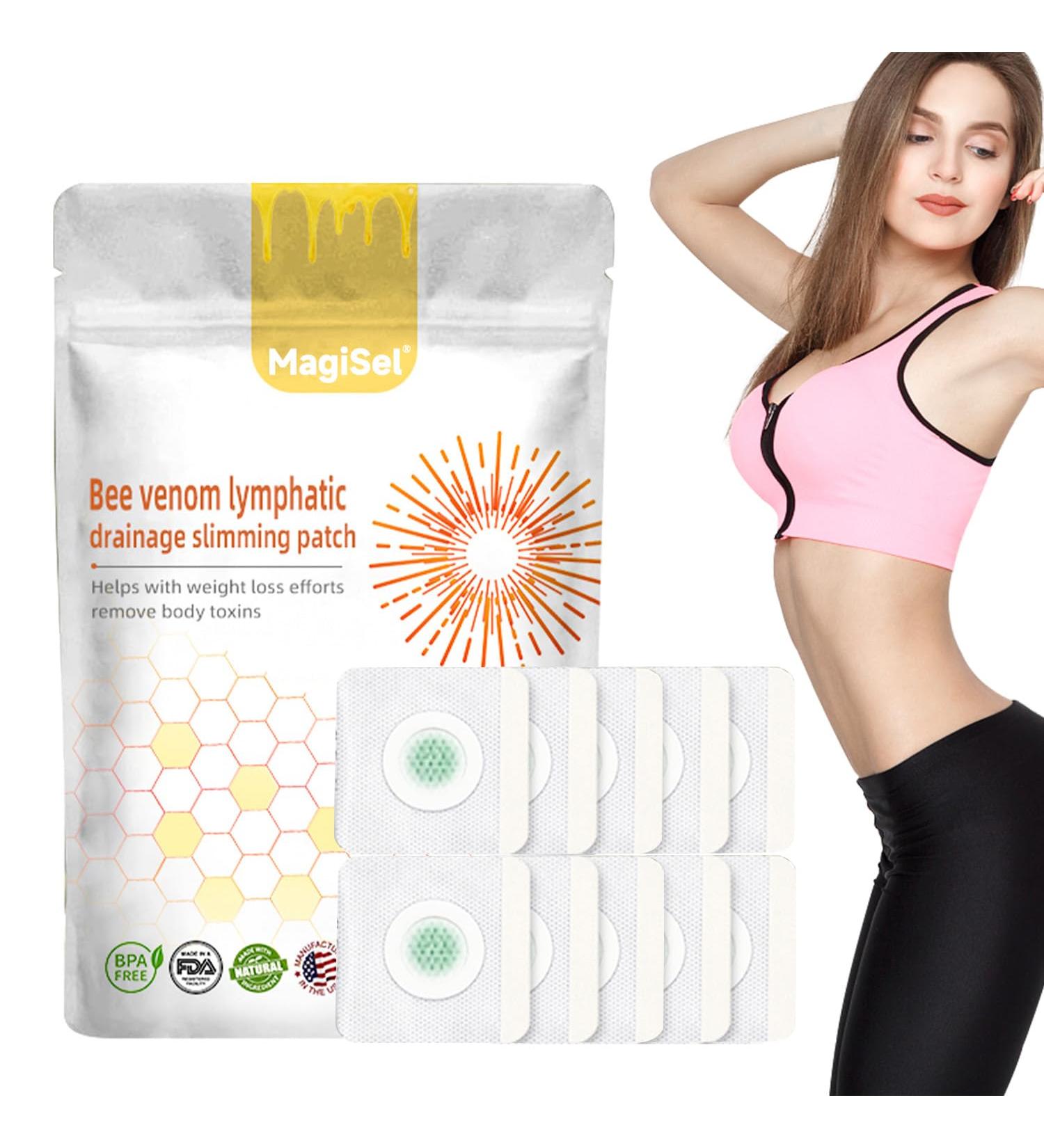 TUITUII Bee Venom Lymphatic Drainage Slimming Patch Slimming Fat Burner Lymphatic Drainage Slimming Patch Lymphatic Drainage Slimming Patches Slimming Patches Suitable for people of all - Buy Online on GoSupps.com