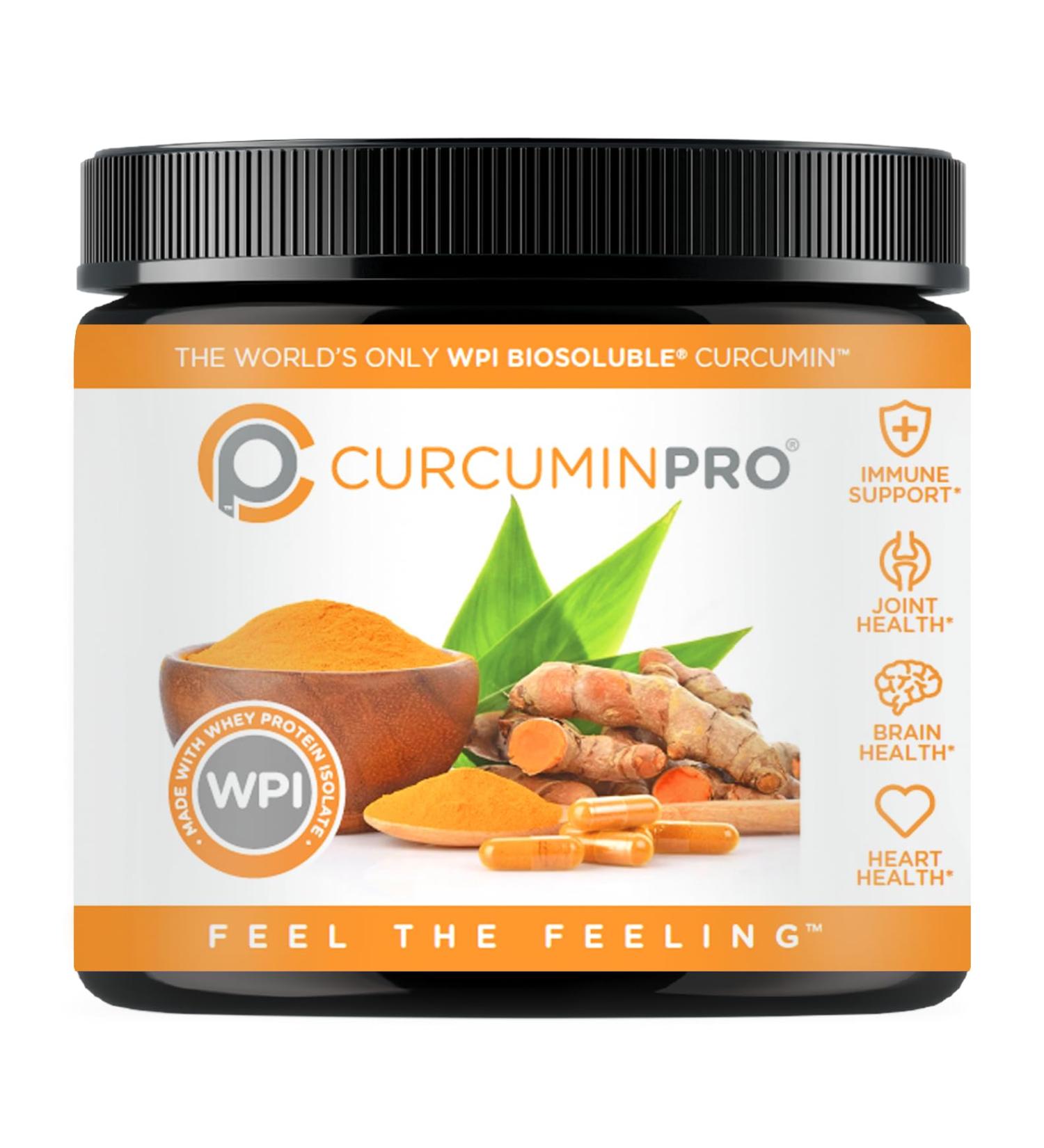 curcuminpro Complete Curcumin Bulk Powder | BioSoluble Organic Turmeric Curcumin Supplement | Natural Wellness Support | 90 Grams - Buy Online on GoSupps.com