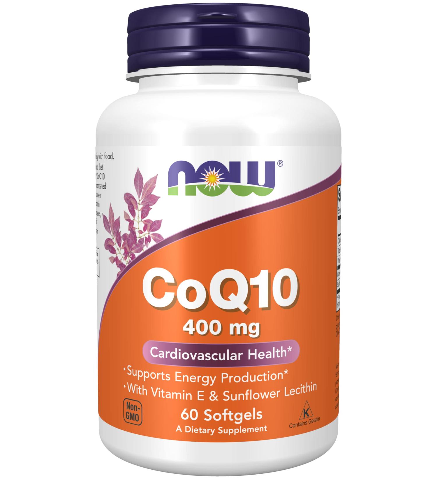 CoQ10 400 mg Twin Pack - 60 Softgels | Boost Energy & Support Heart Health | International Shipping Available - Buy Online on GoSupps.com