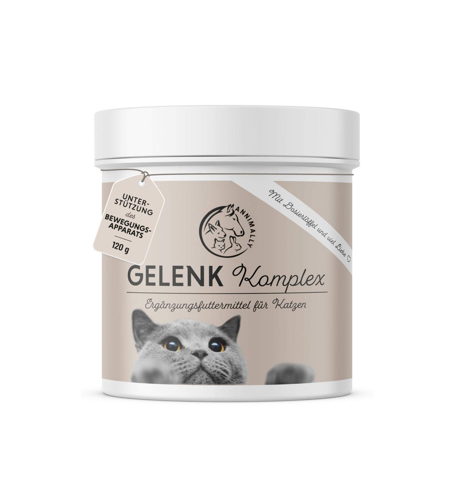 Annimally Joint Powder for Cats | 120g - Natural Joint Support with Green Lipped Mussel MSM Devil's Claw Taurine Glucosamine & Turmeric - 4-Month Supply - Buy Online on GoSupps.com