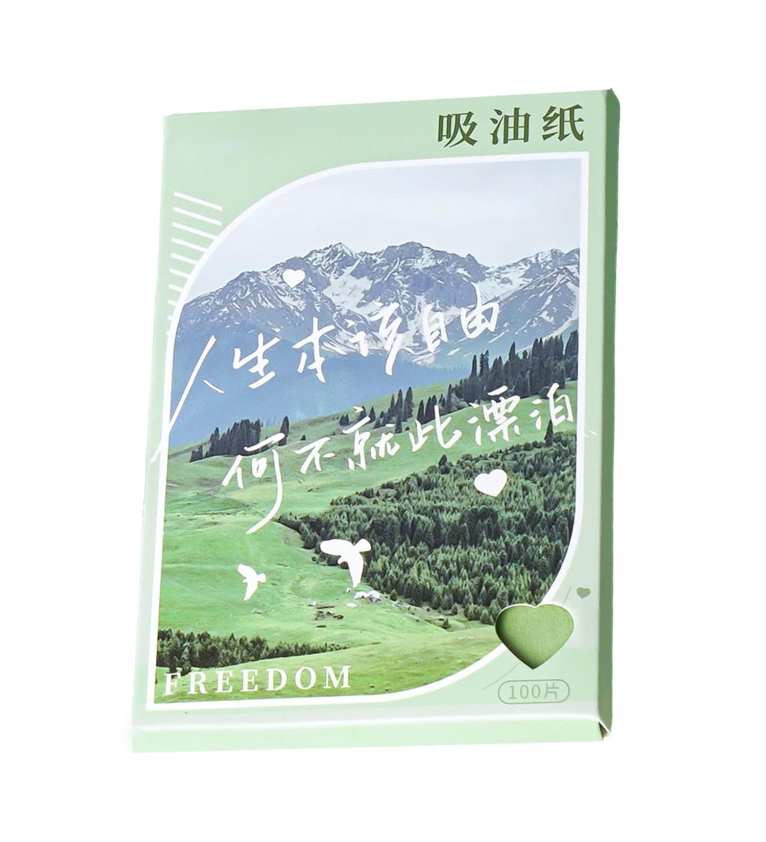 Oil Blotting Sheets - Oil Absorbing Paper Oil Control Film for Clean Clean Oil Absorbing Sheets Oil Blotting Sheets for Face Green - Buy Online on GoSupps.com