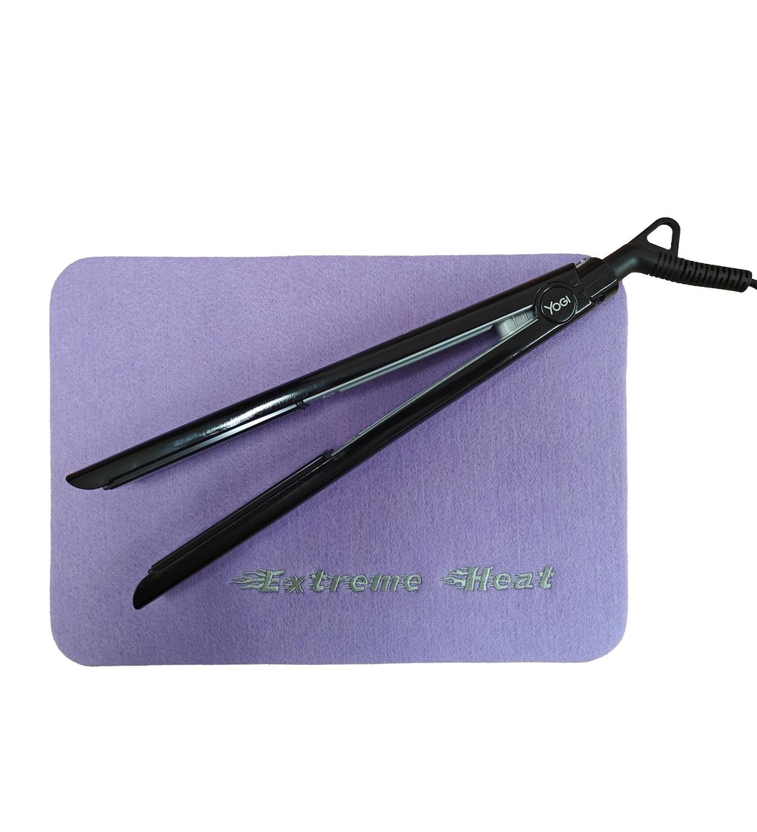 Extreme Heat Protection Safety Flat Mat for GHD Hair Straighteners and Tongs etc (Purple) - Buy Online on GoSupps.com