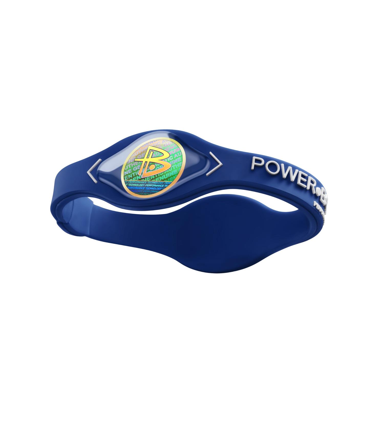 Power Balance Silicone Bracelet Blue w/White M IWSA09BLPBWTMP