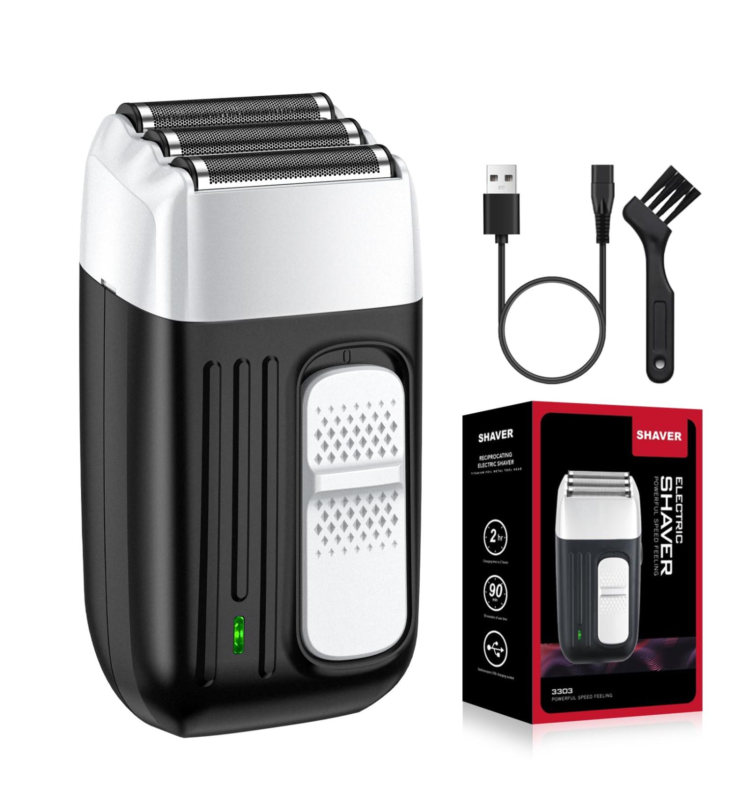 Buy LK-3303 Electric Razor for Men - Upgraded Foil Shaver Cordless & USB Rechargeable 90 Minutes Runtime | International Shipping Available - Buy Online on GoSupps.com