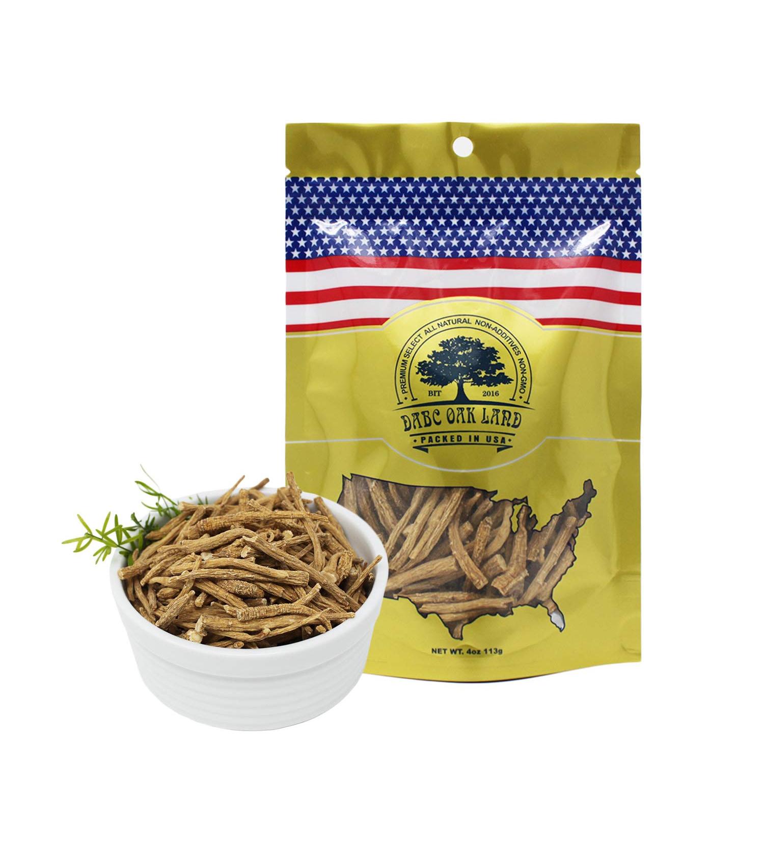 DABC OAK LAND American Ginseng from Wisconsin DOL American Wisconsin Ginseng Slices Root / (4 Ounce (Bag of 1) Small Root) - Buy Online on GoSupps.com