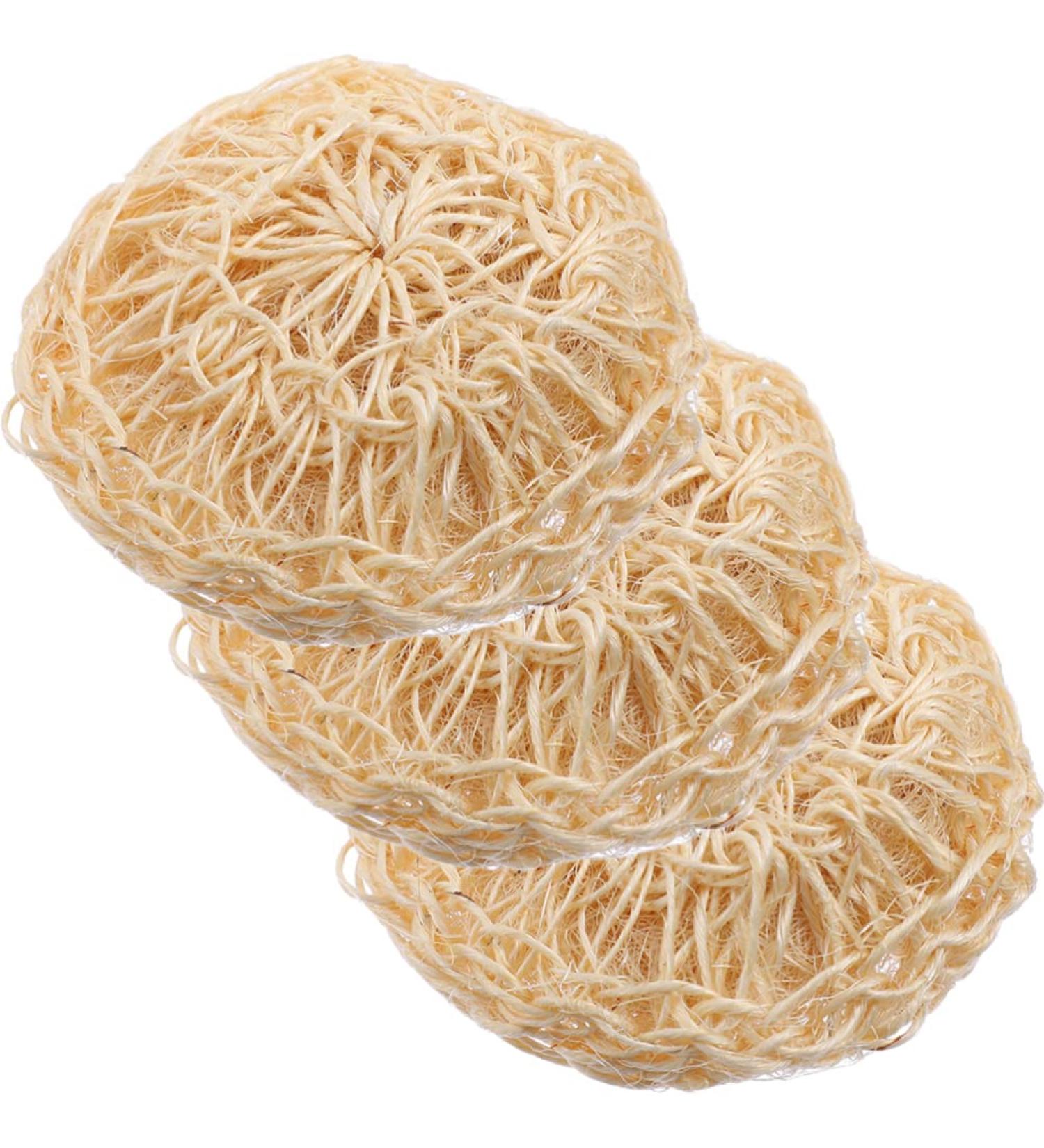 FOMIYES 3pcs Exfoliating Bath Balls | Bath Sponges & Shower Scrubber | Sisal Loofah for Deep Cleansing - Perfect for Body Care & Shower Essentials - Buy Online on GoSupps.com