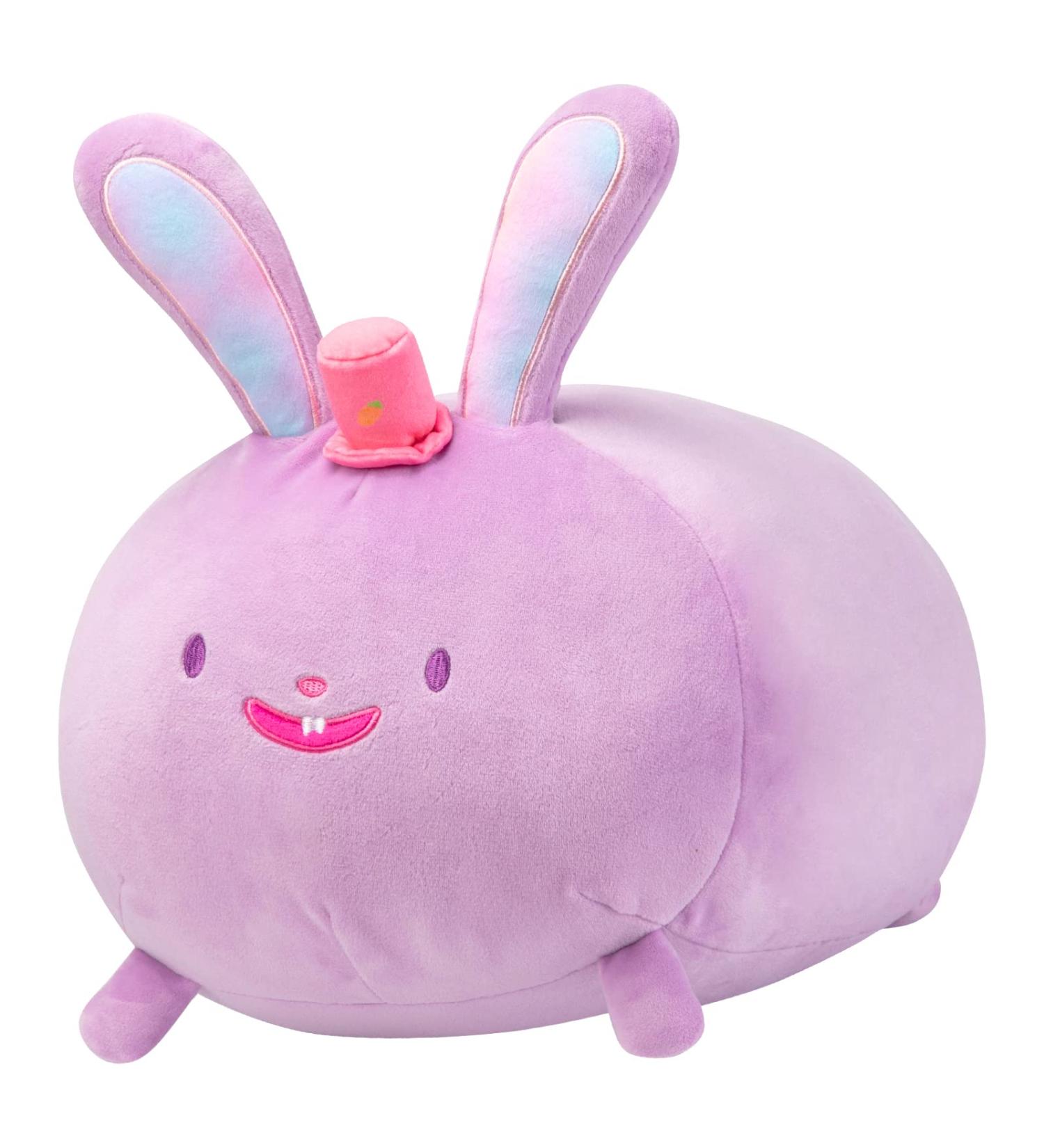 Mewaii 16'' Soft Bunny Plush Pillow - Fluffy Squishy Rabbit Toy for Adults and Kids (Purple, 16in) - Buy Online on GoSupps.com