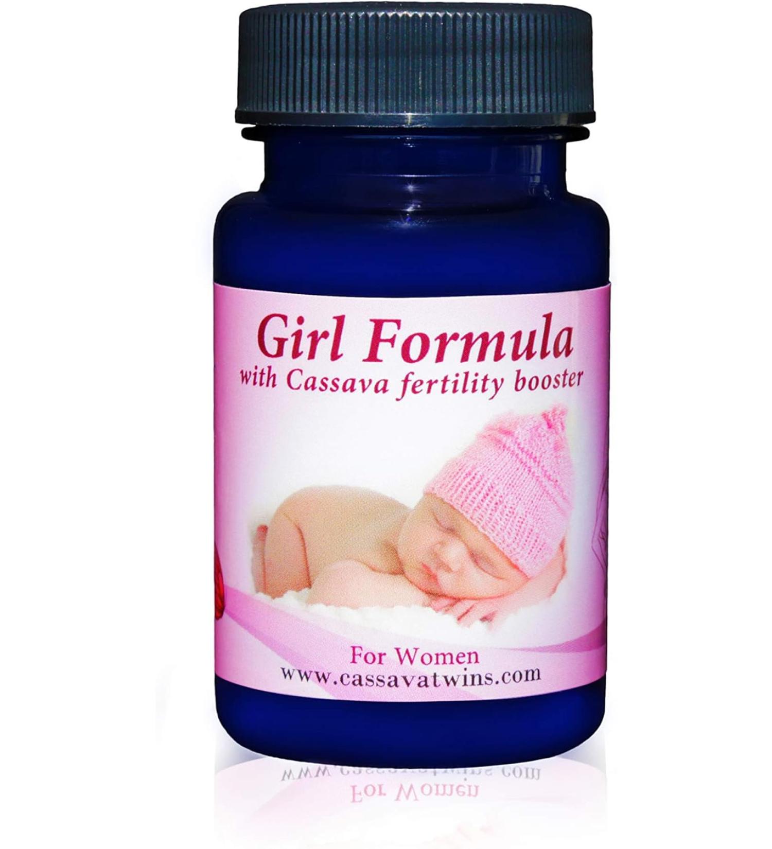 Cassava Twins Baby Girl Formula for Women with Cassava Fertility Booster 30 Count - Buy Online on GoSupps.com