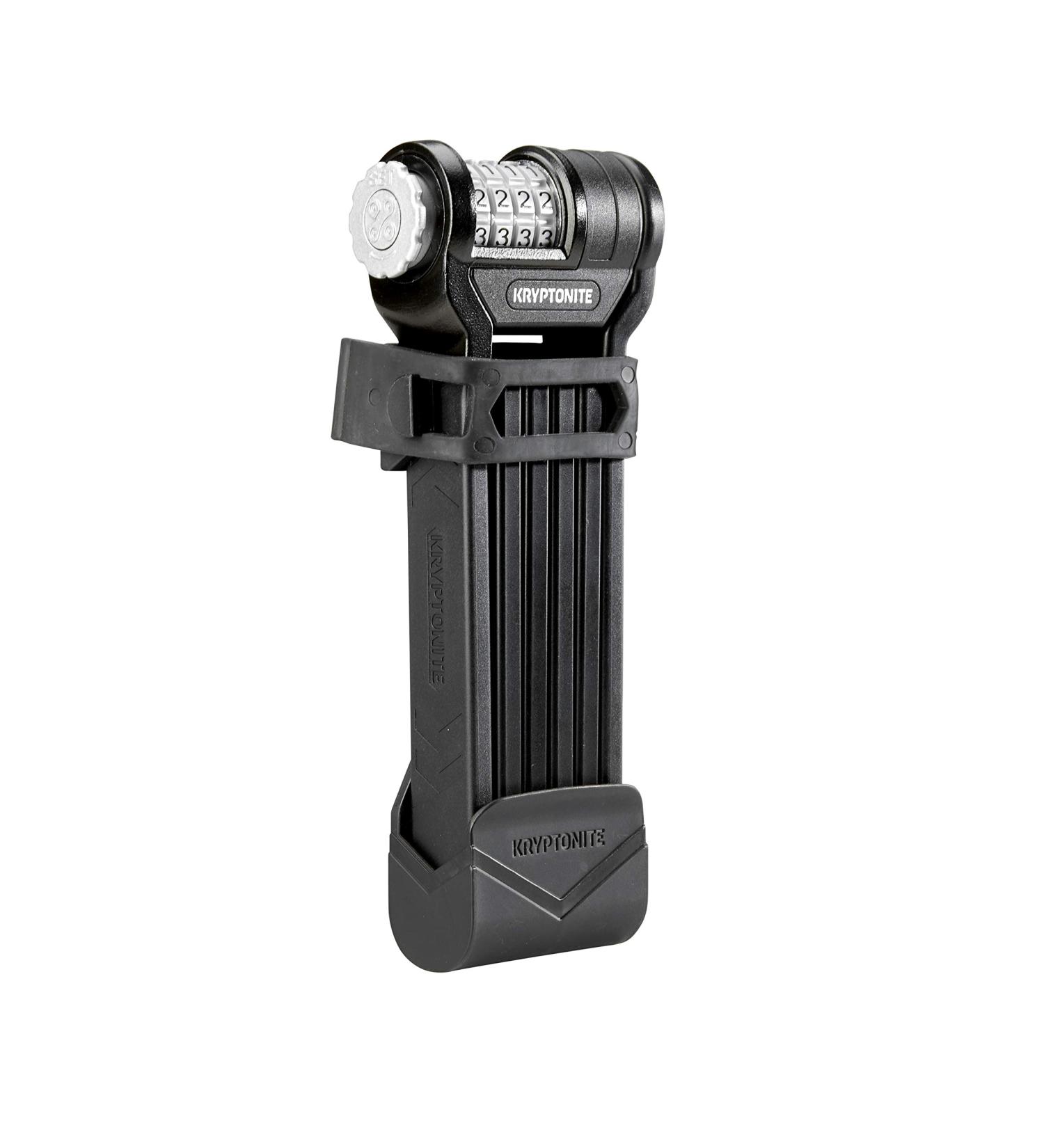 Kryptonite Keeper 585 Folding Combo Bike Lock - Black | 3mm x 85cm - Buy Online on GoSupps.com