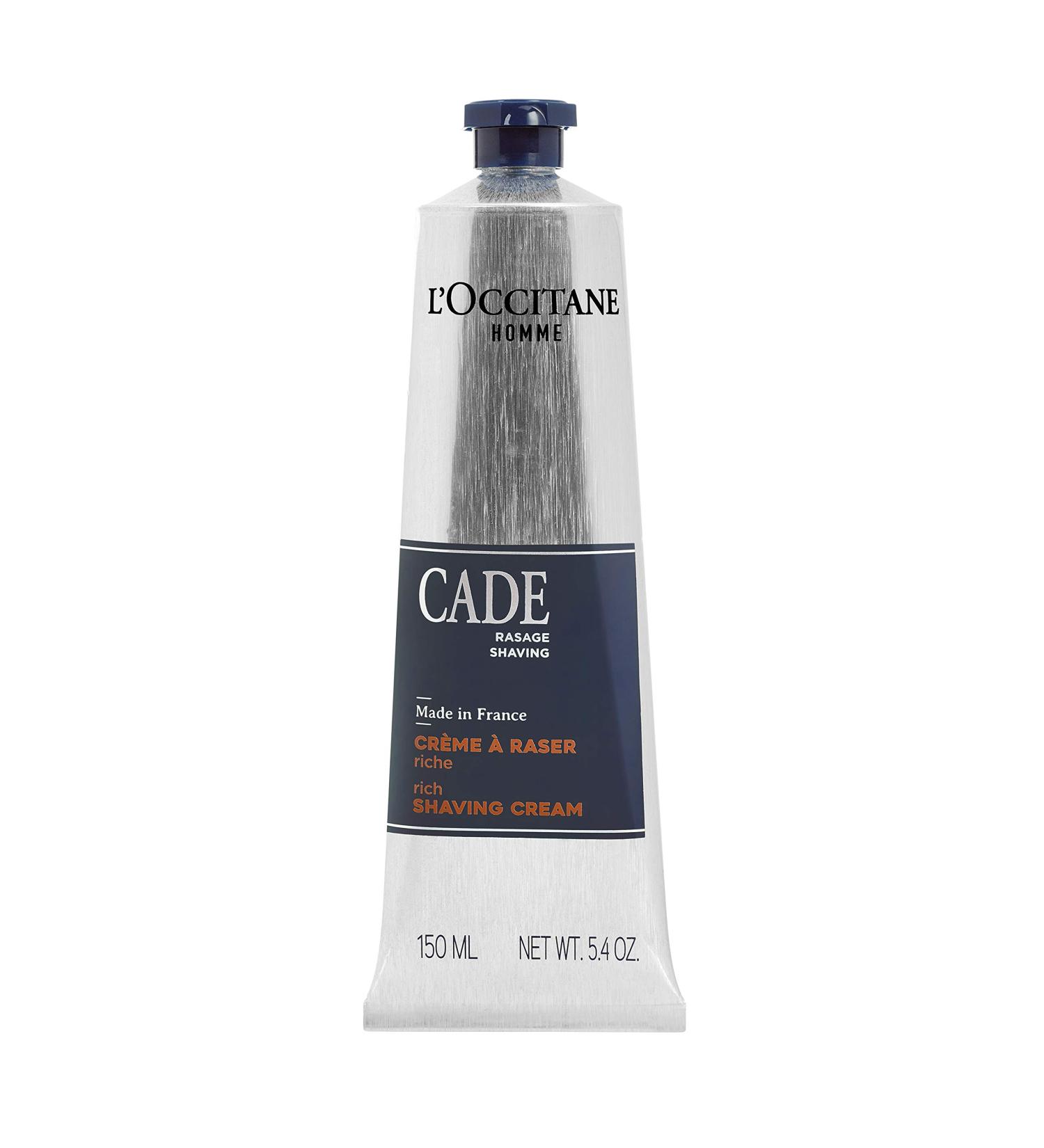 L'Occitane Cade Shaving Cream 5.4 oz - Premium Men's Grooming Essential - Buy Online on GoSupps.com
