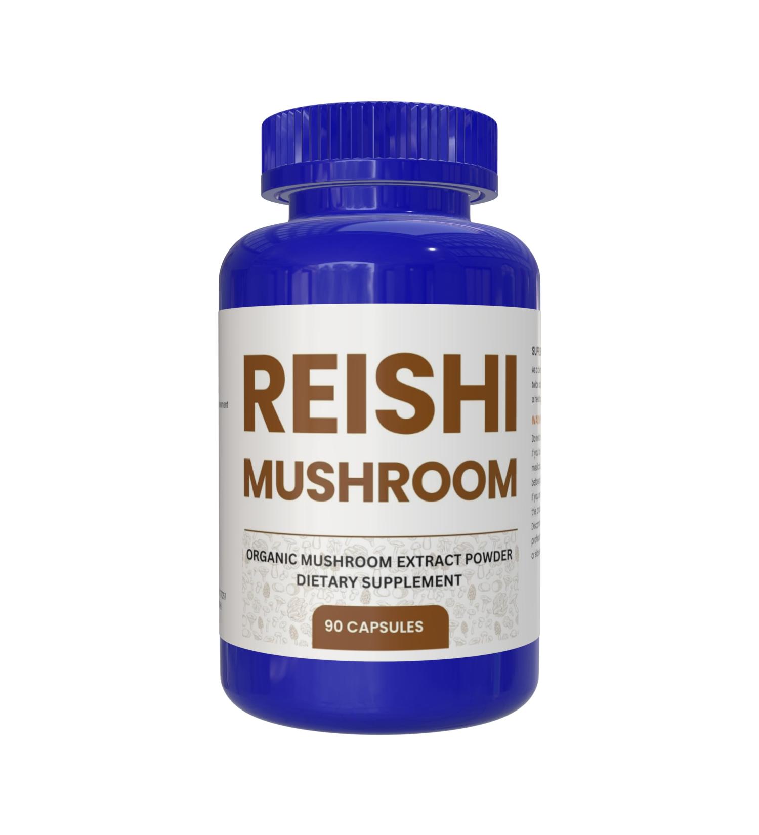 AZ BIOTECH Reishi Mushroom 90 Capsules Potent Mushroom Supplement for Immune System Support and Defense by Double Wood Heart Health Quality Sleep (100% Organic Vegan Non-GMO) - Buy Online on GoSupps.com
